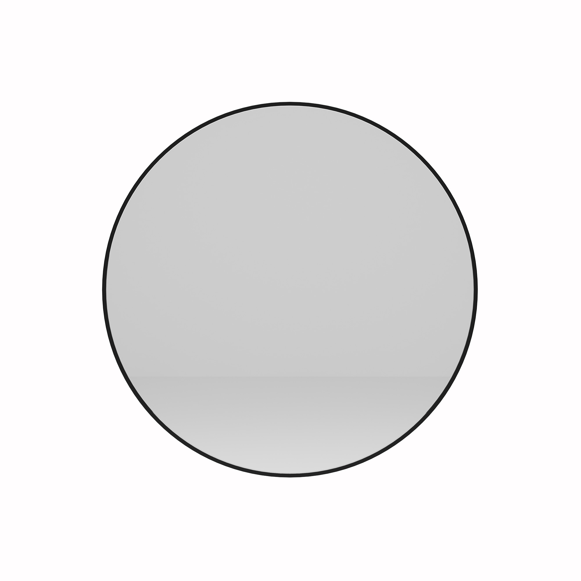 Fresca FMR4636MB Olena 36-Inches W x 36-Inches H Round Matte Black Framed Wall Mirror