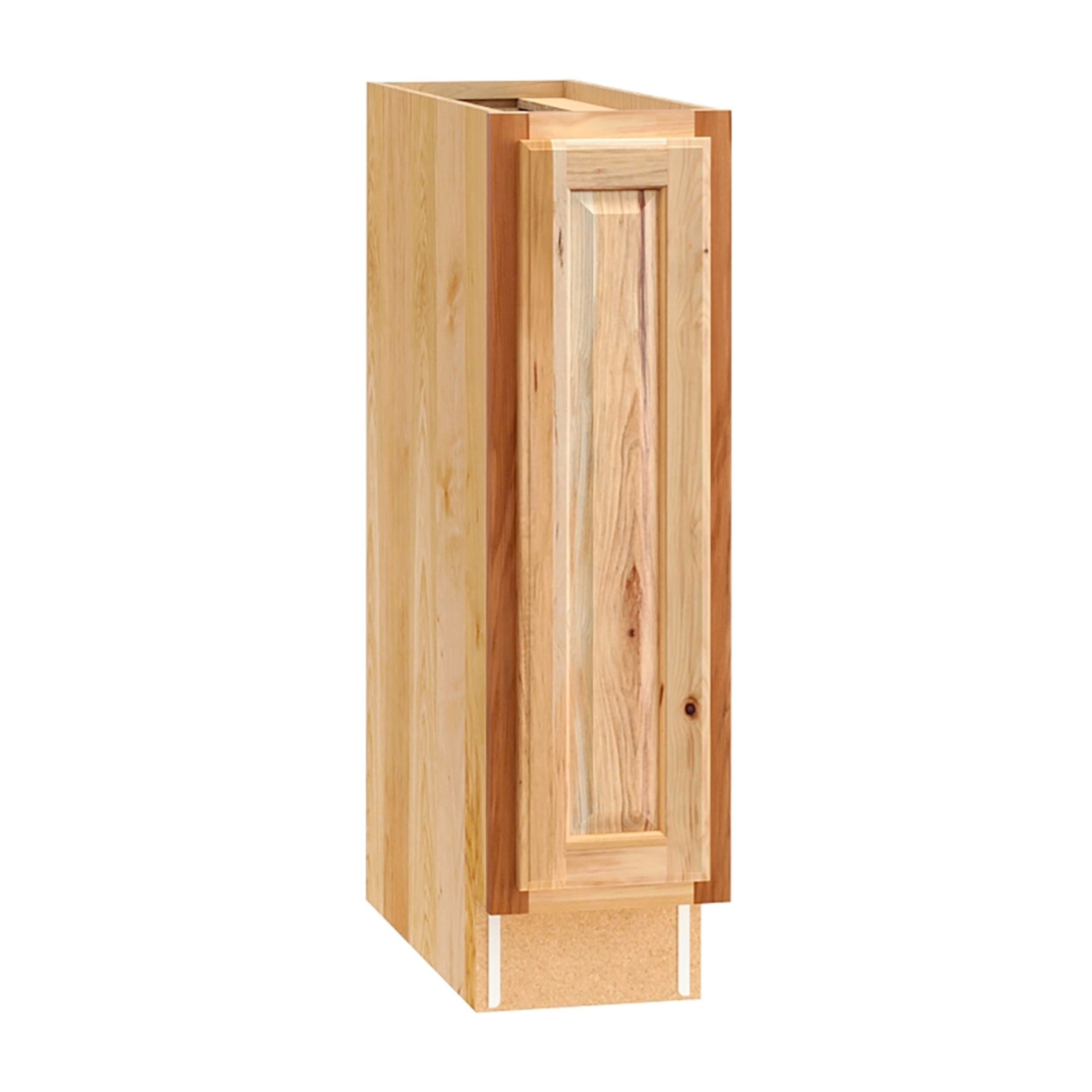 Diamond NOW 28E B09R Denver 9-in W x 35-in H x 23.75-in D Natural Rustic Hickory Base Fully assembled Cabinet (Raised Panel Square)