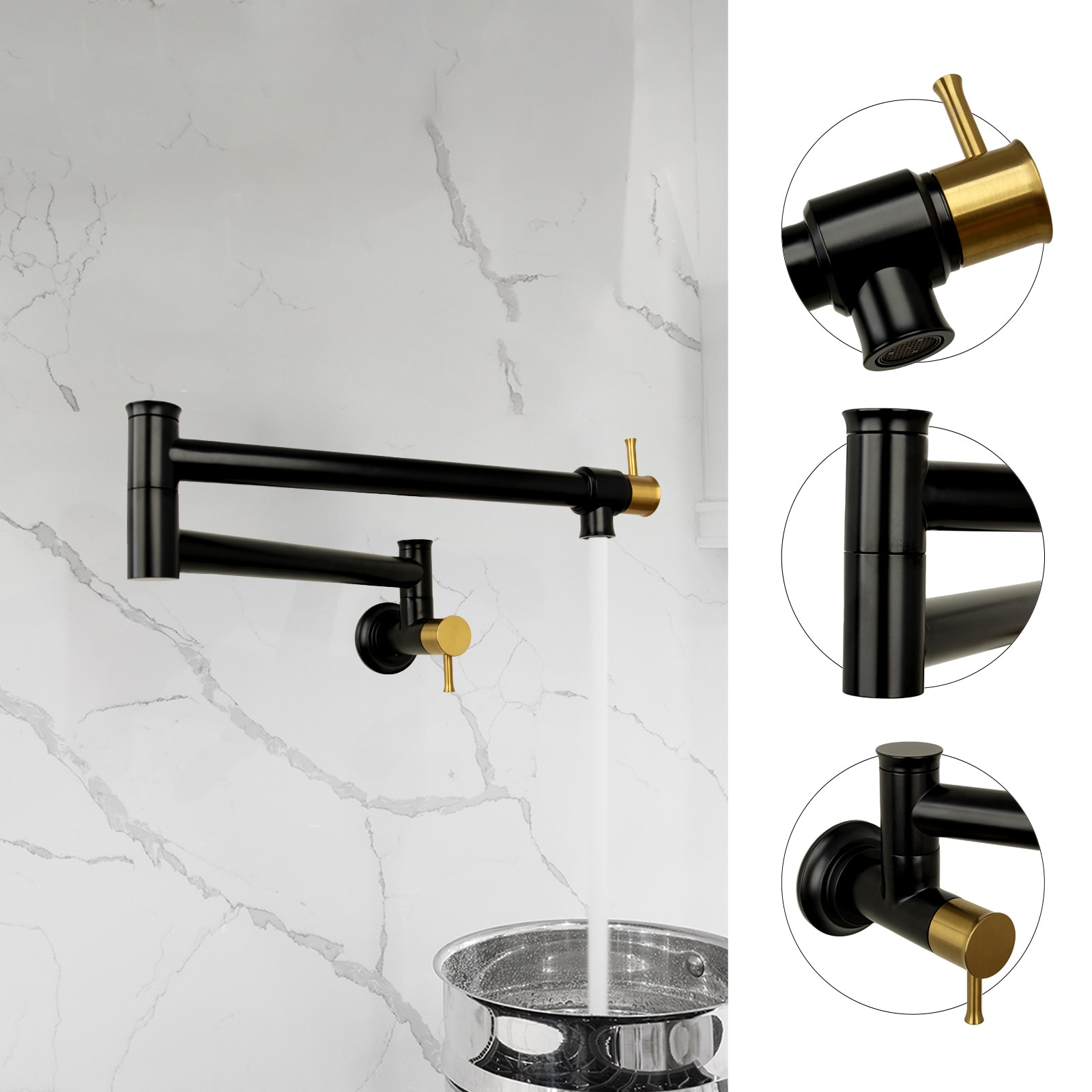 Akicon AK98266-BLBG Kitchen-Faucets - View #3