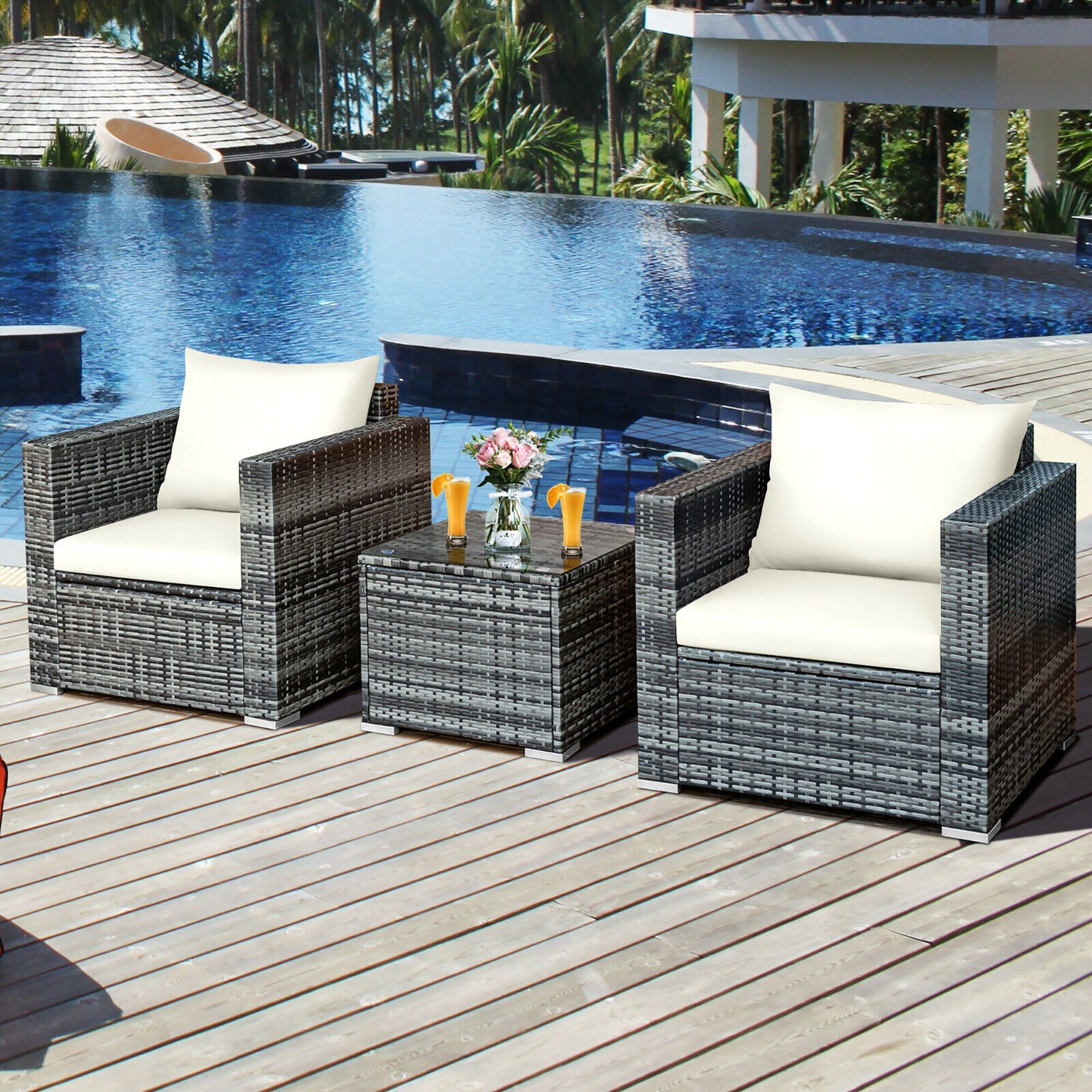 BABOOM BOM-0WH+-CO Patio-Conversation-Sets - View #12