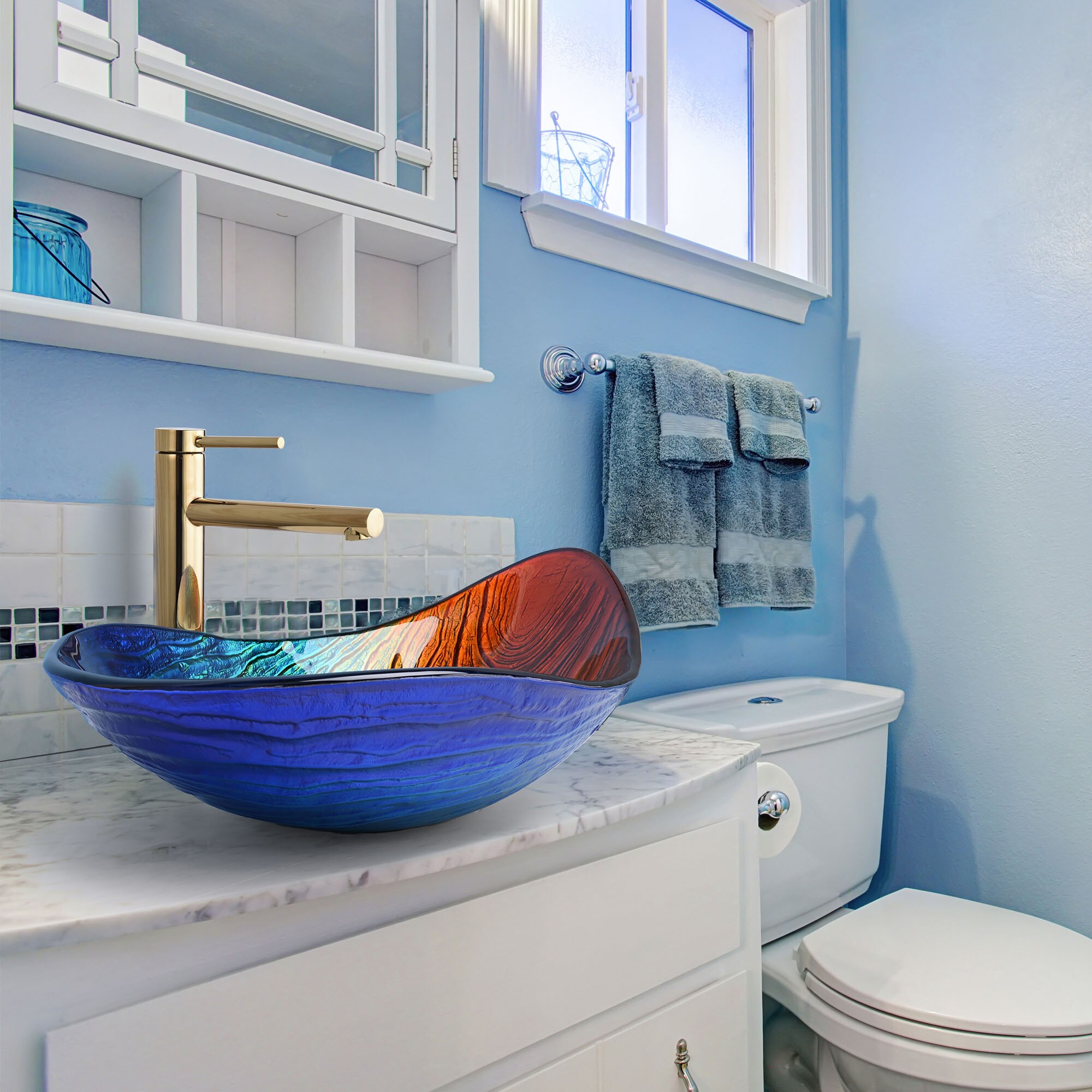 Yescom 80GSKSET007-FH-GD-LO Bath-Sink - View #3