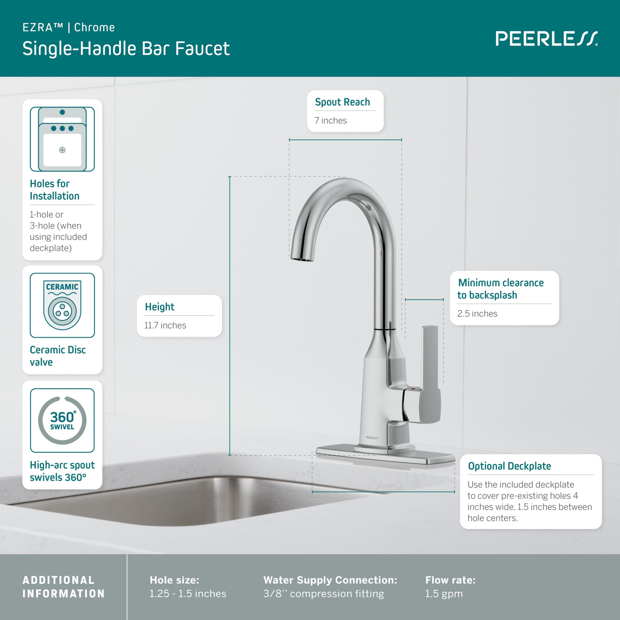 Peerless P1871LF Kitchen-Faucets - View #3