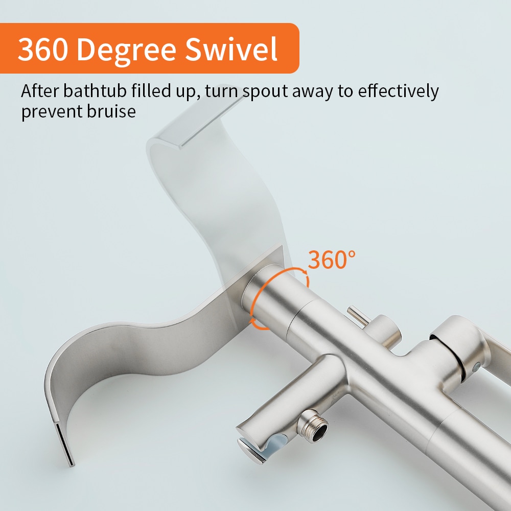 WELLFOR GSM-18016BN Roman-Tub-Faucets - View #10