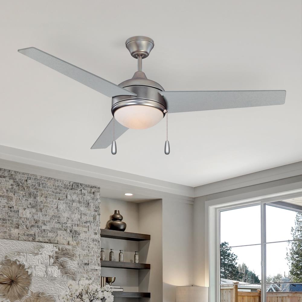 Concord Skylark 52-in Satin Nickel Integrated LED Indoor Ceiling Fan ...