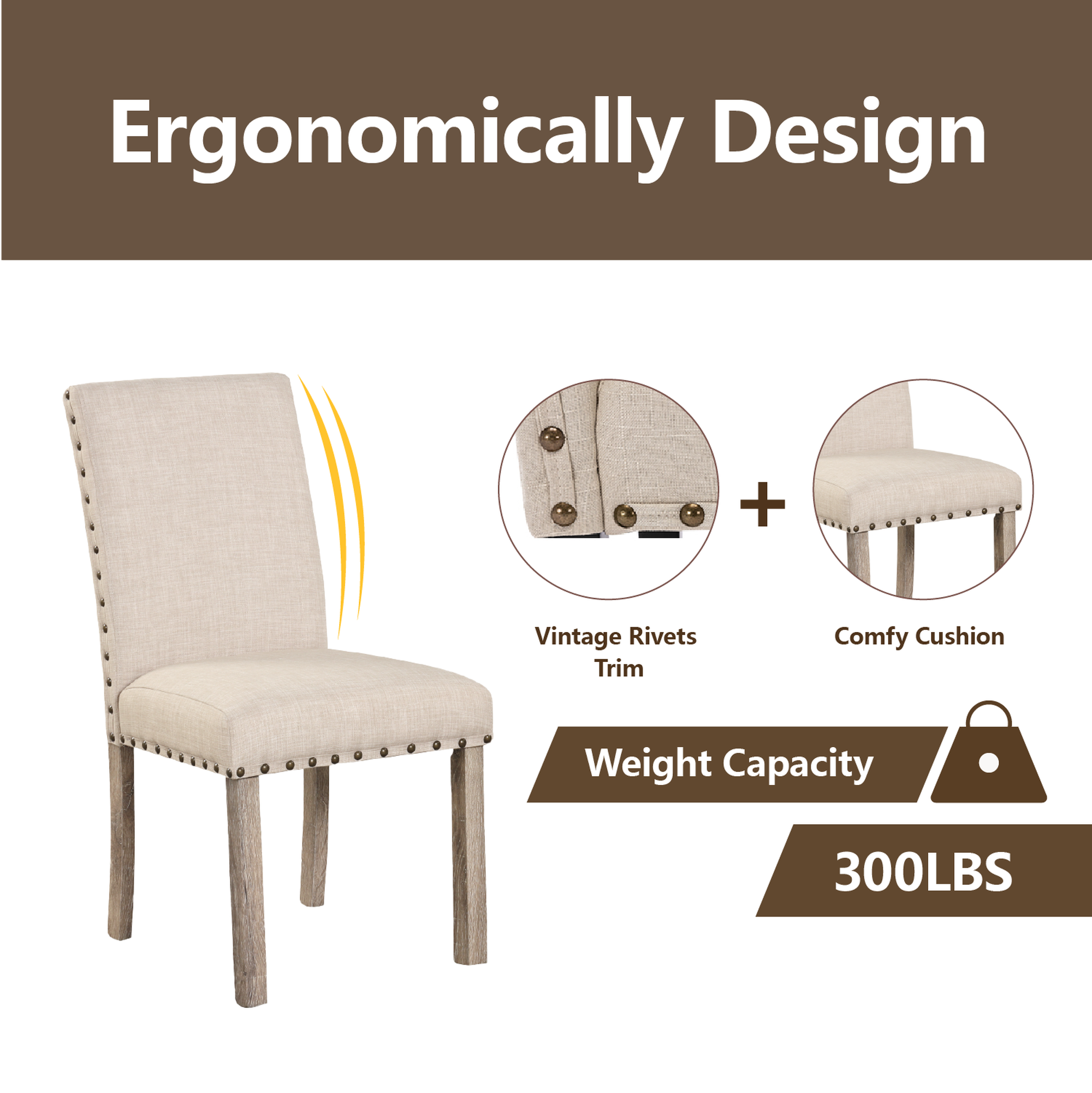 FARATI D2005-4-DTC-BEIGE Dining-Sets - View #7