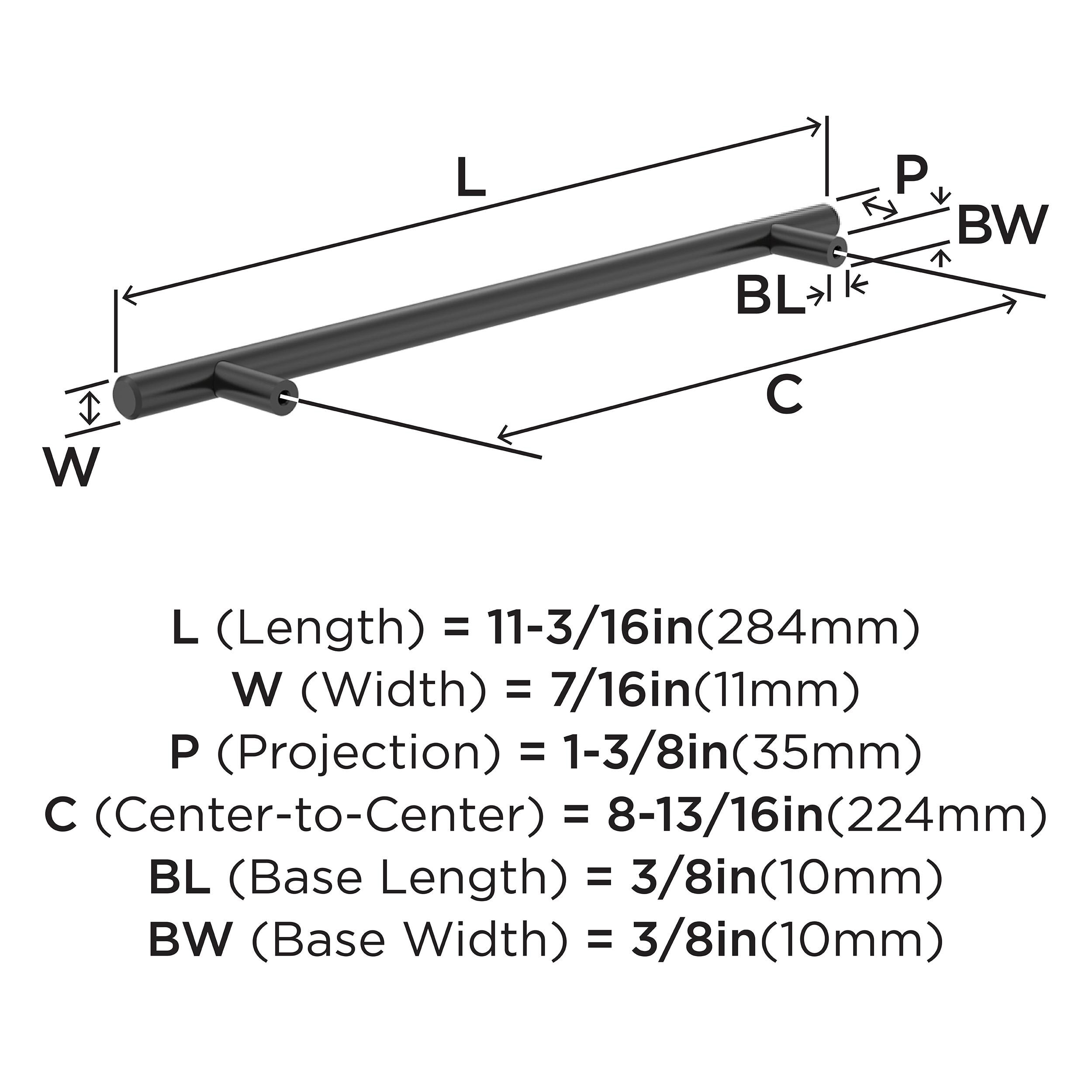 Amerock BP40521BBR Cabinet-Pulls - View #4