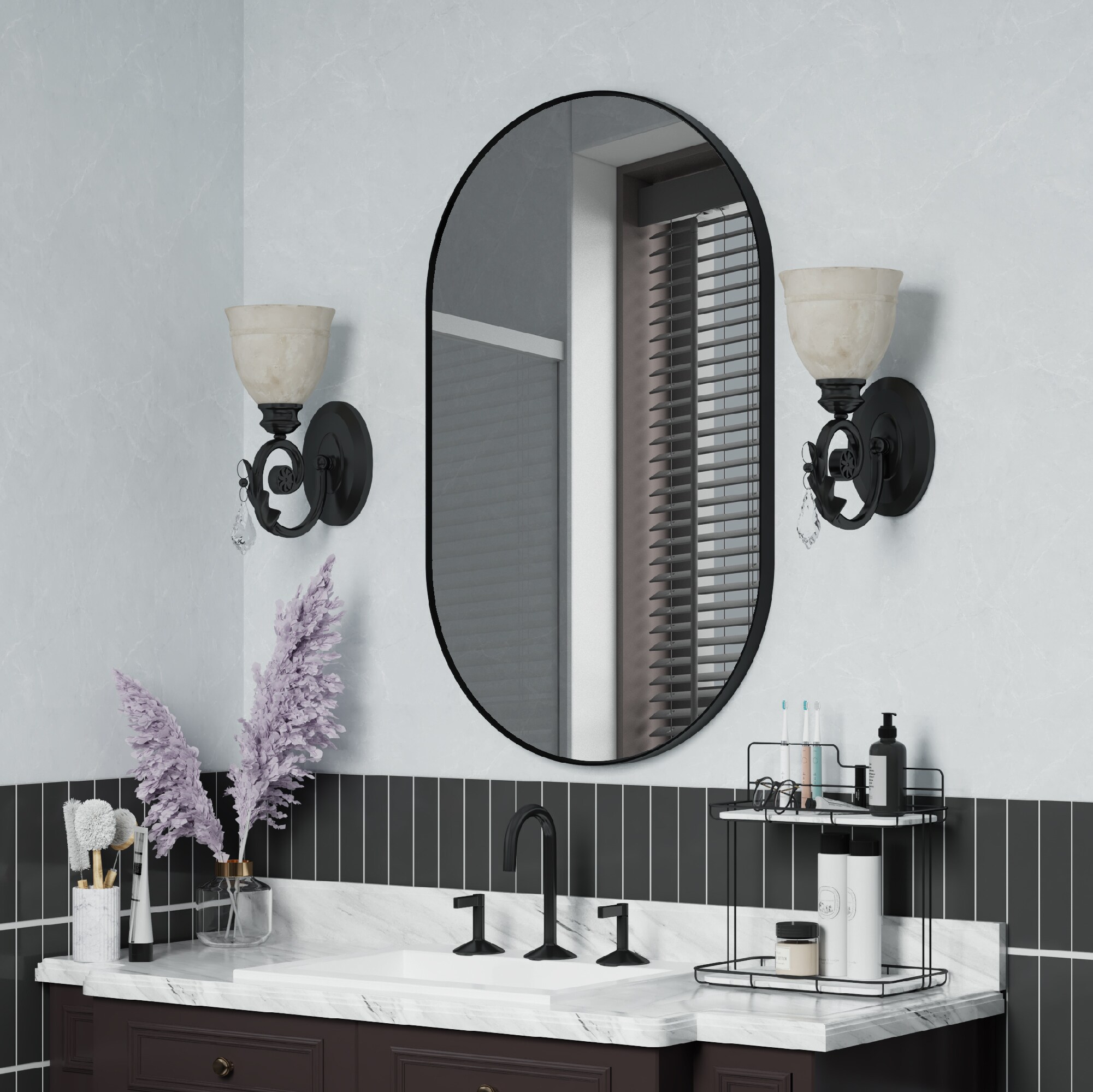 Forclover HF2MR2440MB Decor-Mirrors - View #2