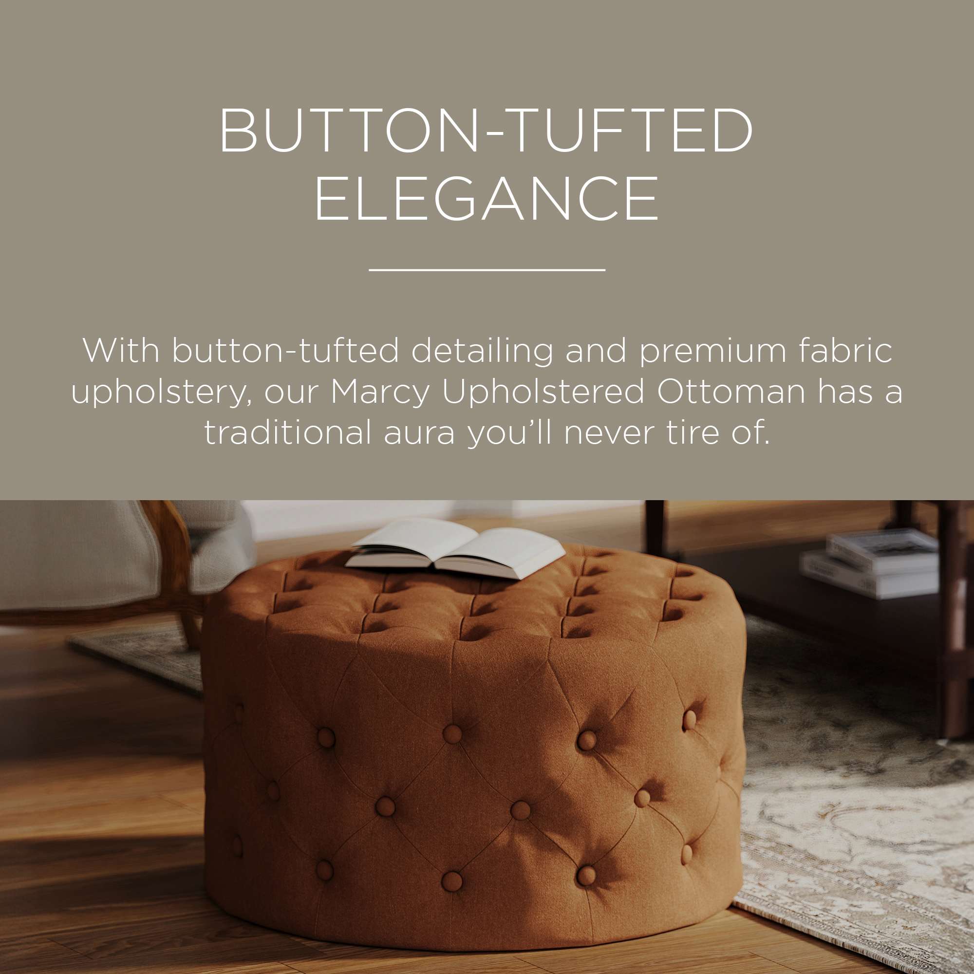 Maven Lane ML355502-FOM-CL Indoor-Ottomans - View #4