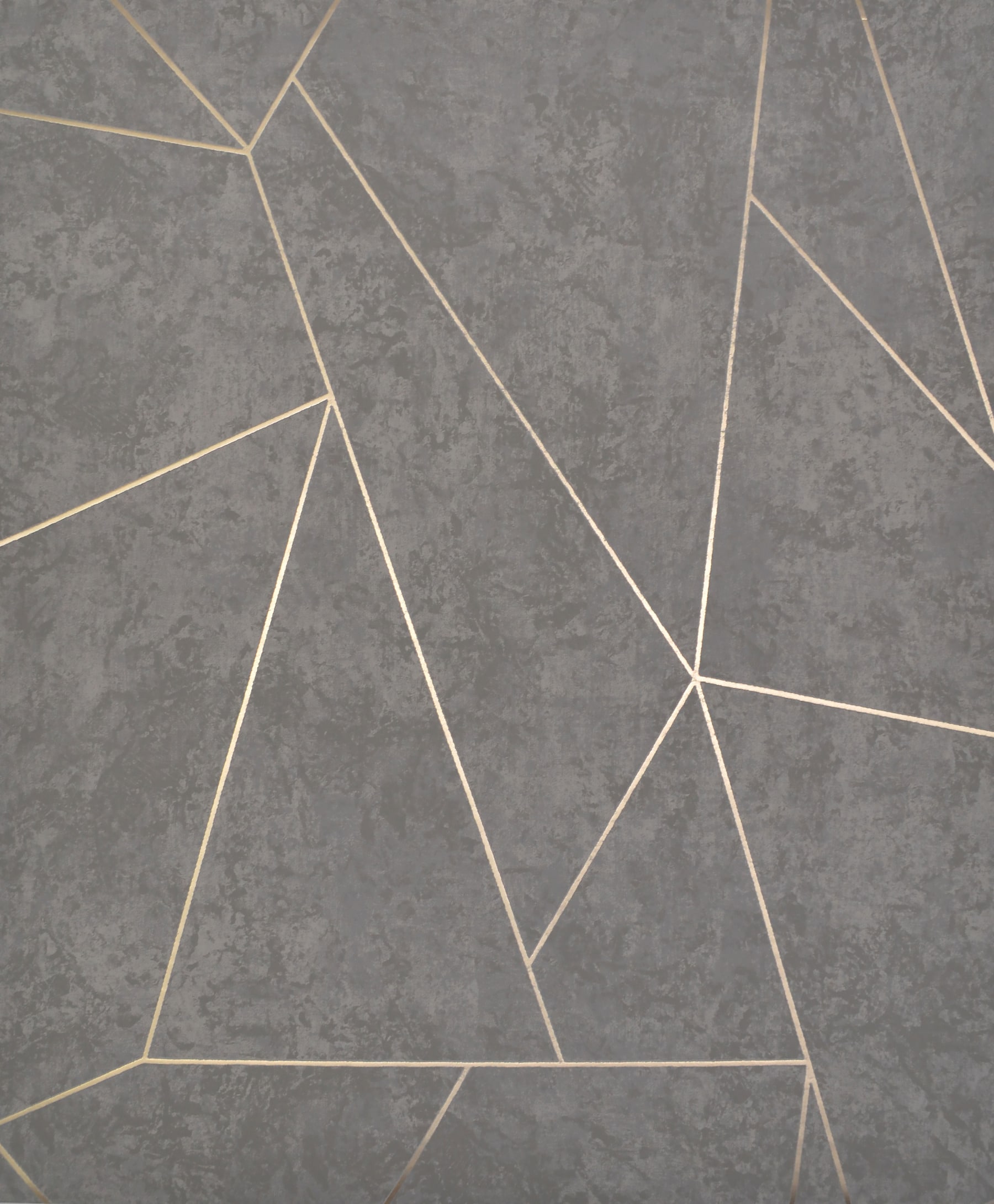 York Wallcoverings NW3502 Antonina Vella Modern Metals 56.9-Sq. Feet Gray Non-woven Geometric Unpasted Wallpaper