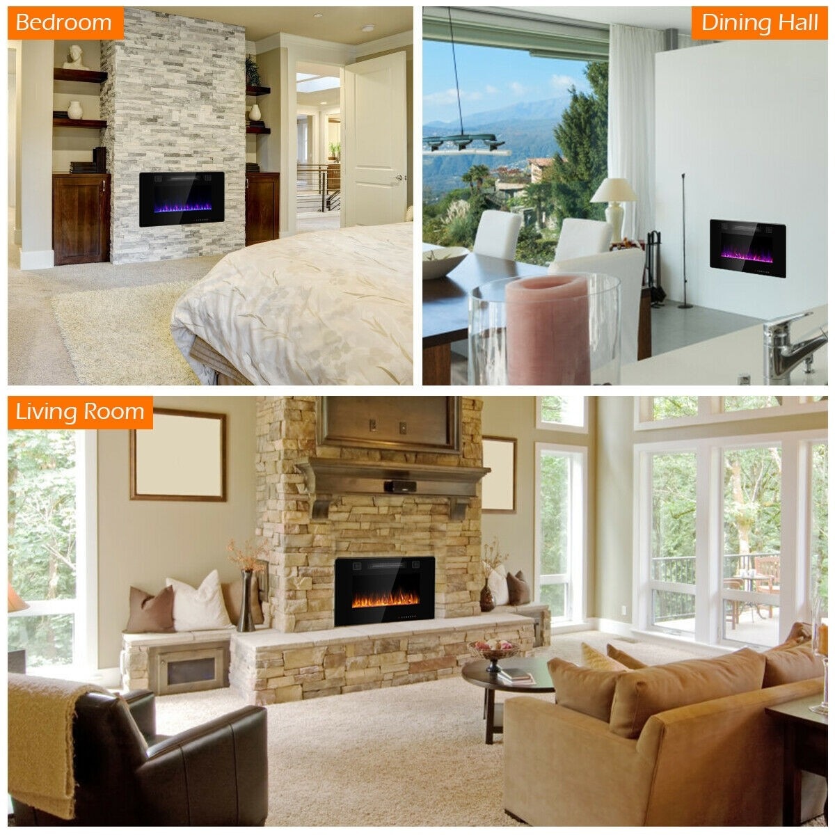Clihome CWCH-EPA24702 Electric-Fireplaces - View #11