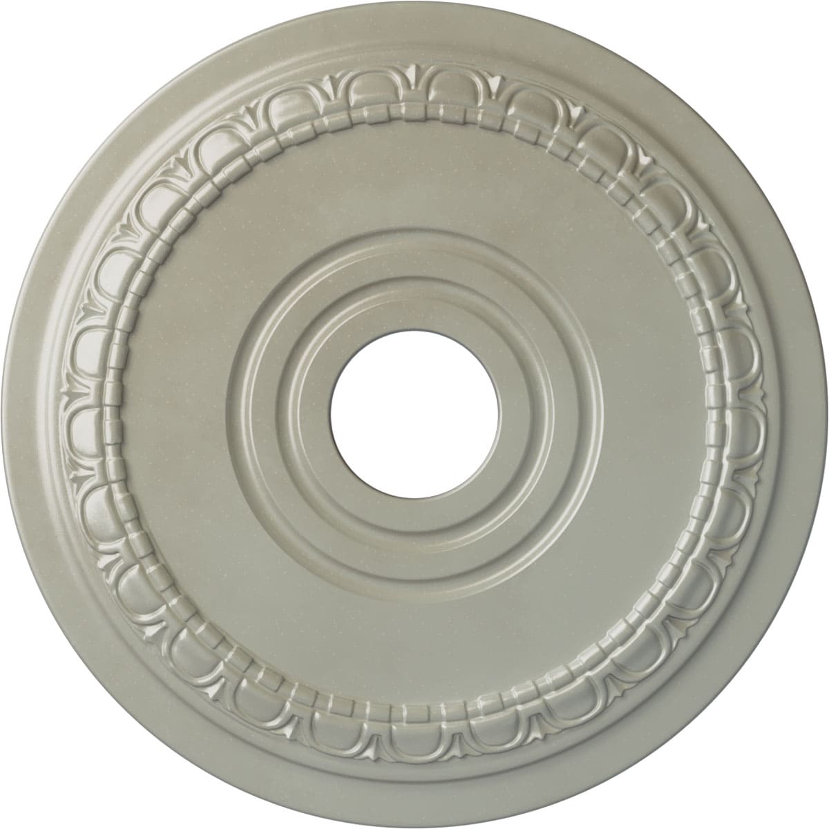 Ekena Millwork CM17MUFCS Munich 17.5-in W x 17.5-in L Painted Flash Copper Polyurethane Whole Ceiling Medallion