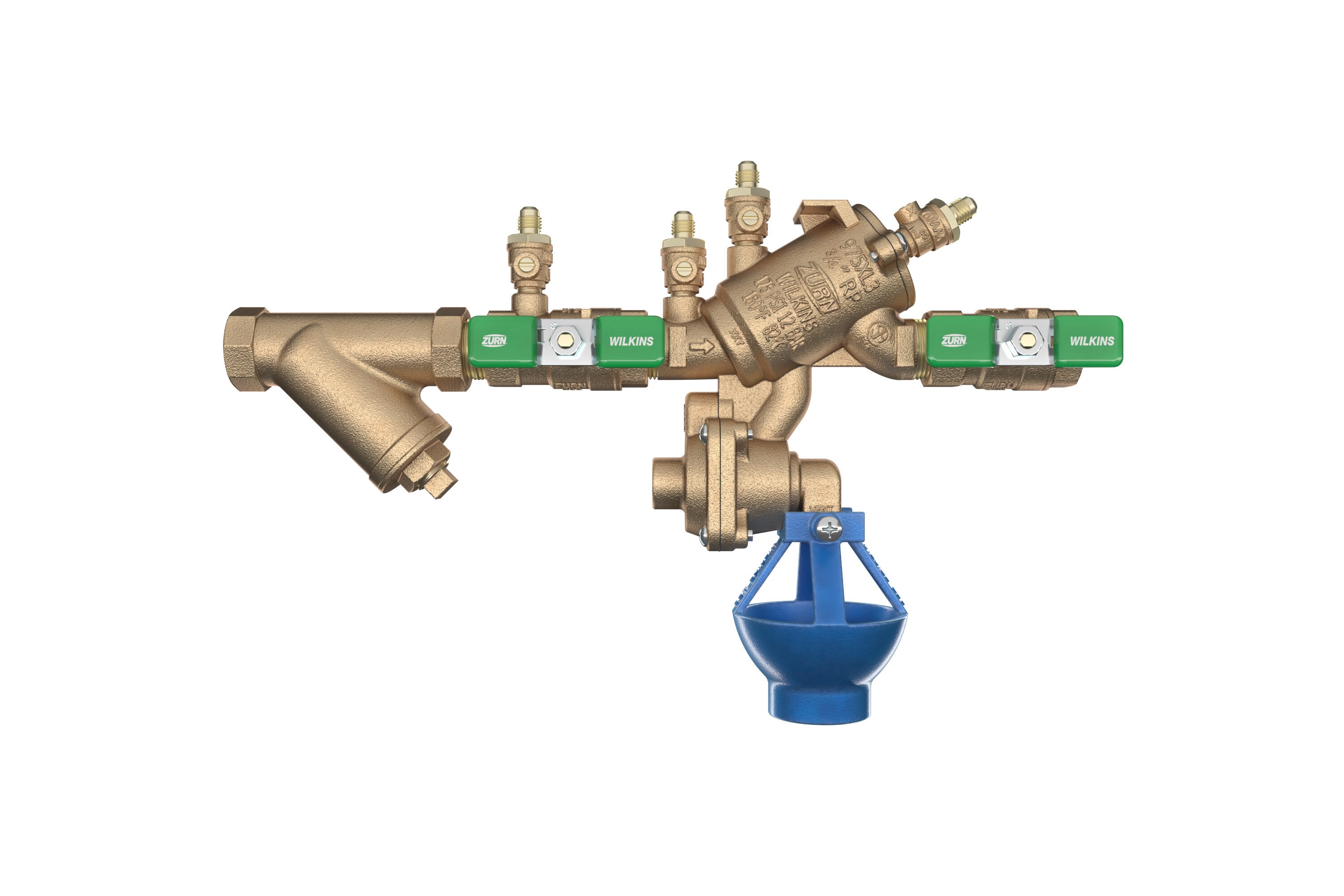 Zurn Wilkins 34-975XL3SAG 3/4-in Bronze FNPT Reduced Pressure Backflow Preventer
