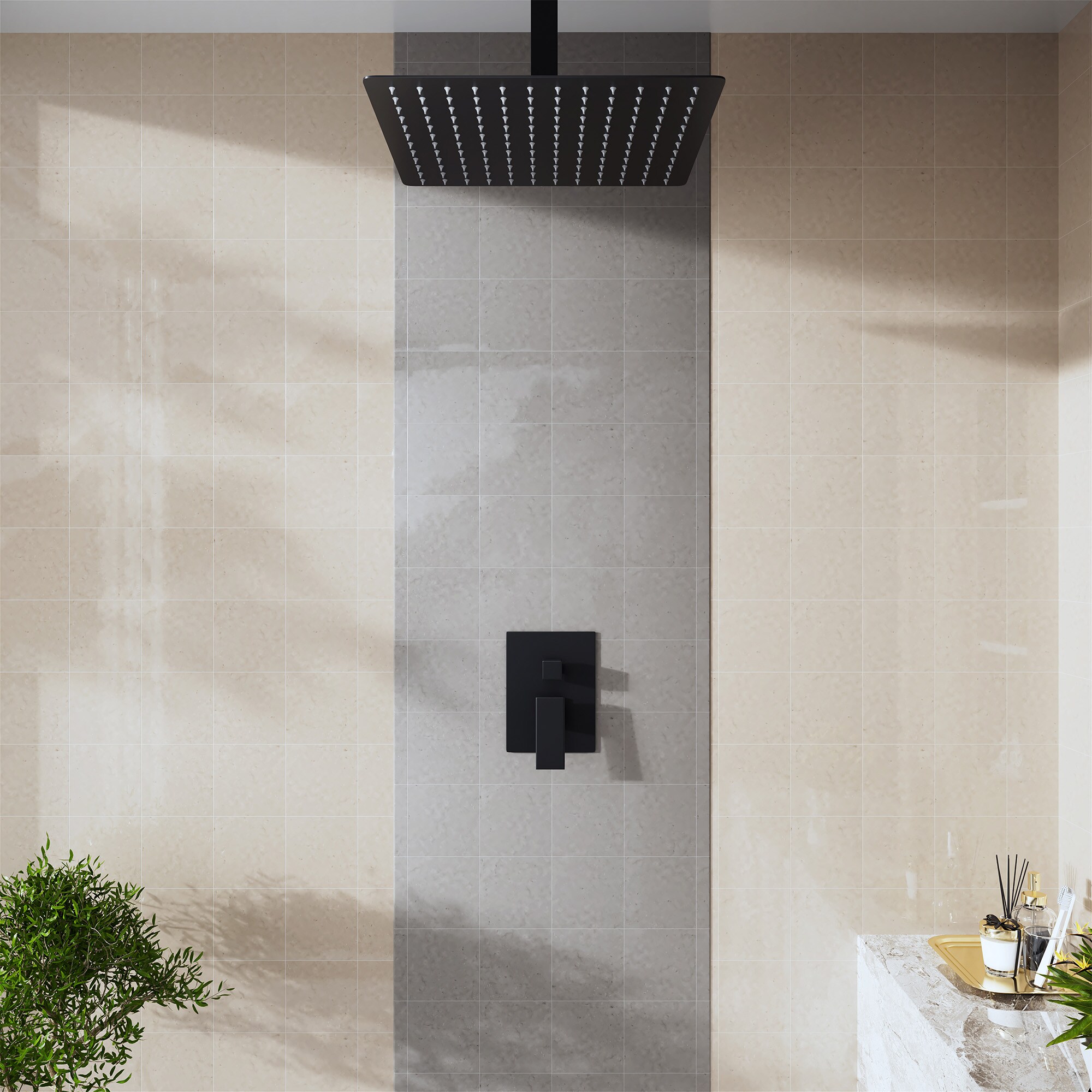 LUCKY ONE MD-RB1205 Fixed-Showerhead - View #3