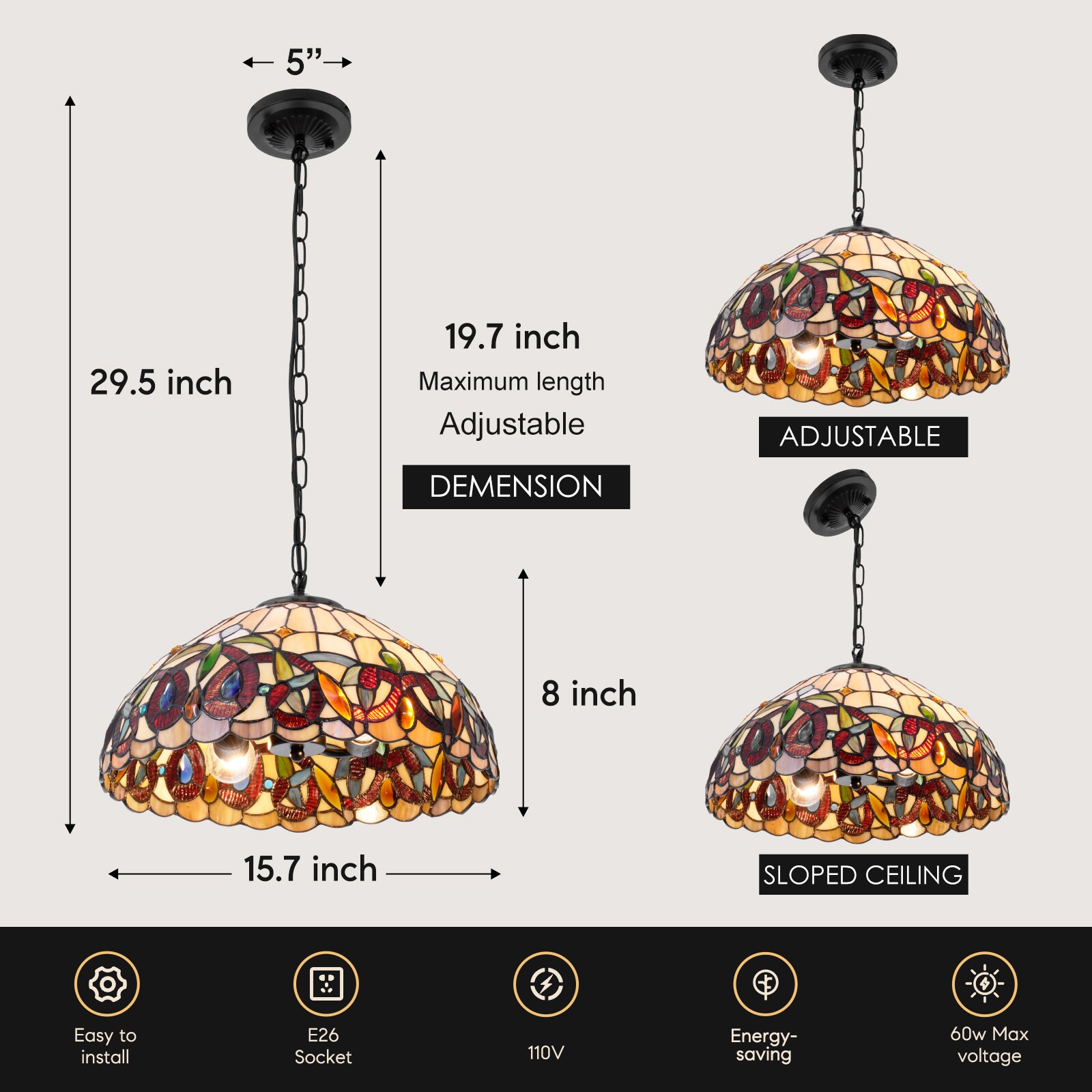 EFPERFECT DS-DR31 Pendant-Lights - View #7