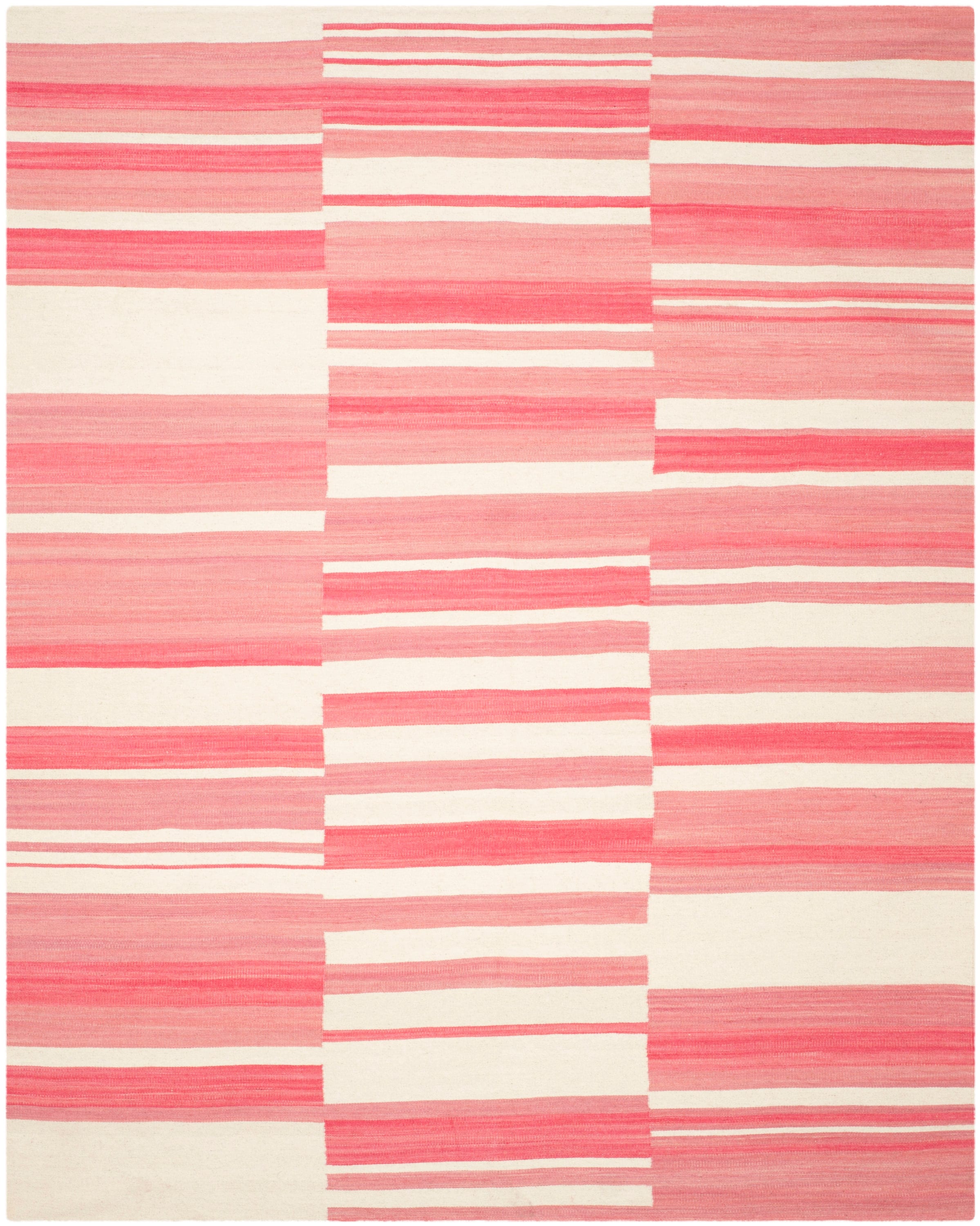 Safavieh KLM953C-8 Kilim Selah 8 x 10 (ft) Wool Pink/Ivory Rectangular Indoor Abstract Oriental Area rug