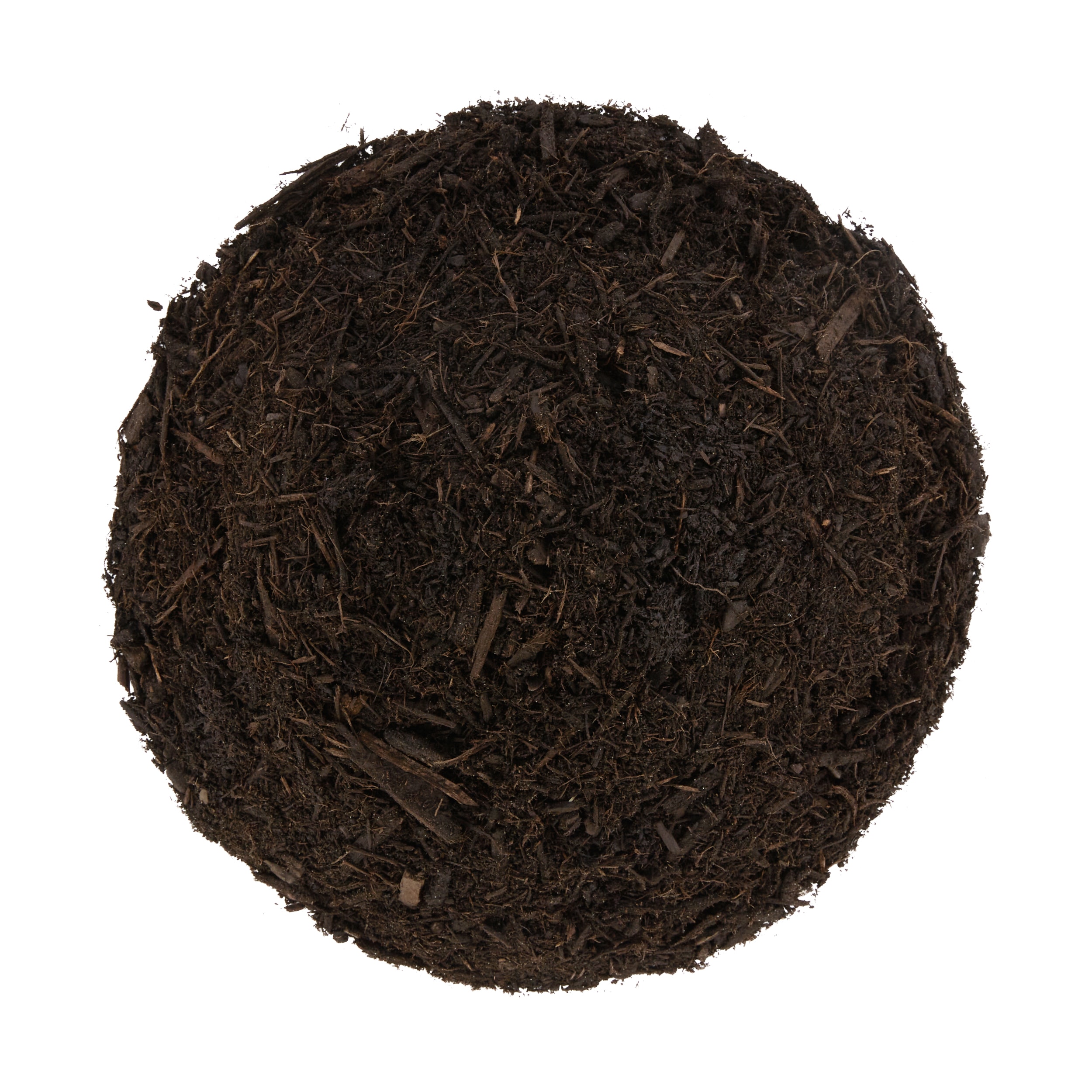 Brown Dyed Double Shredded Mulch - Bzak Landscaping