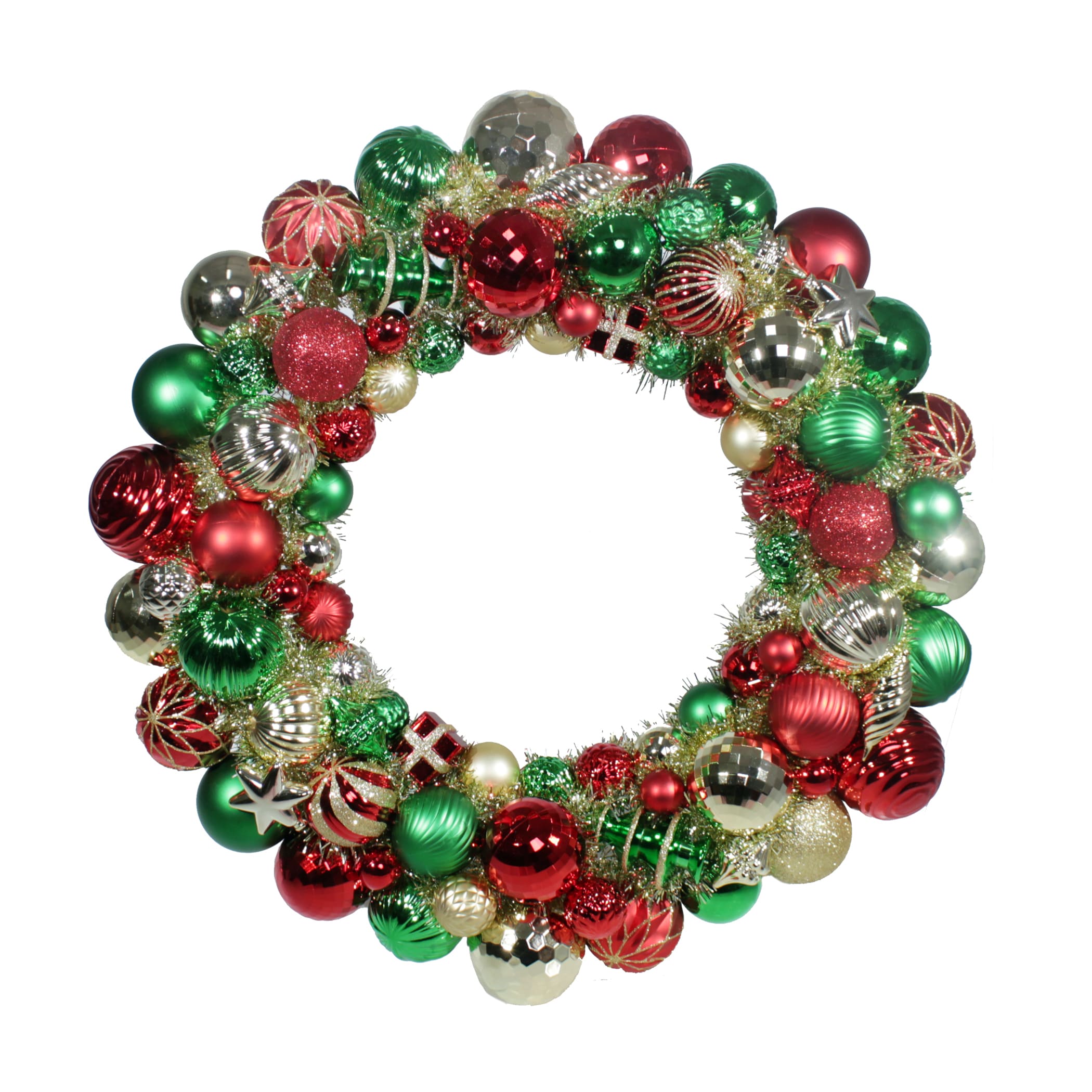Holiday Living 24-in Indoor or Outdoor Red, Green, Gold Artificial ...