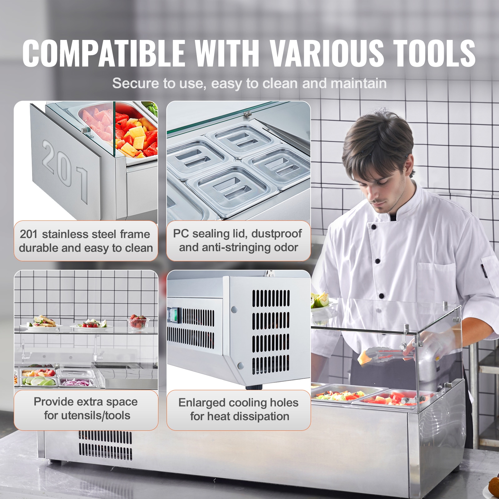 SVOPES SCBLZLZDWT4803161V1 Refrig-Prep-Tables - View #6