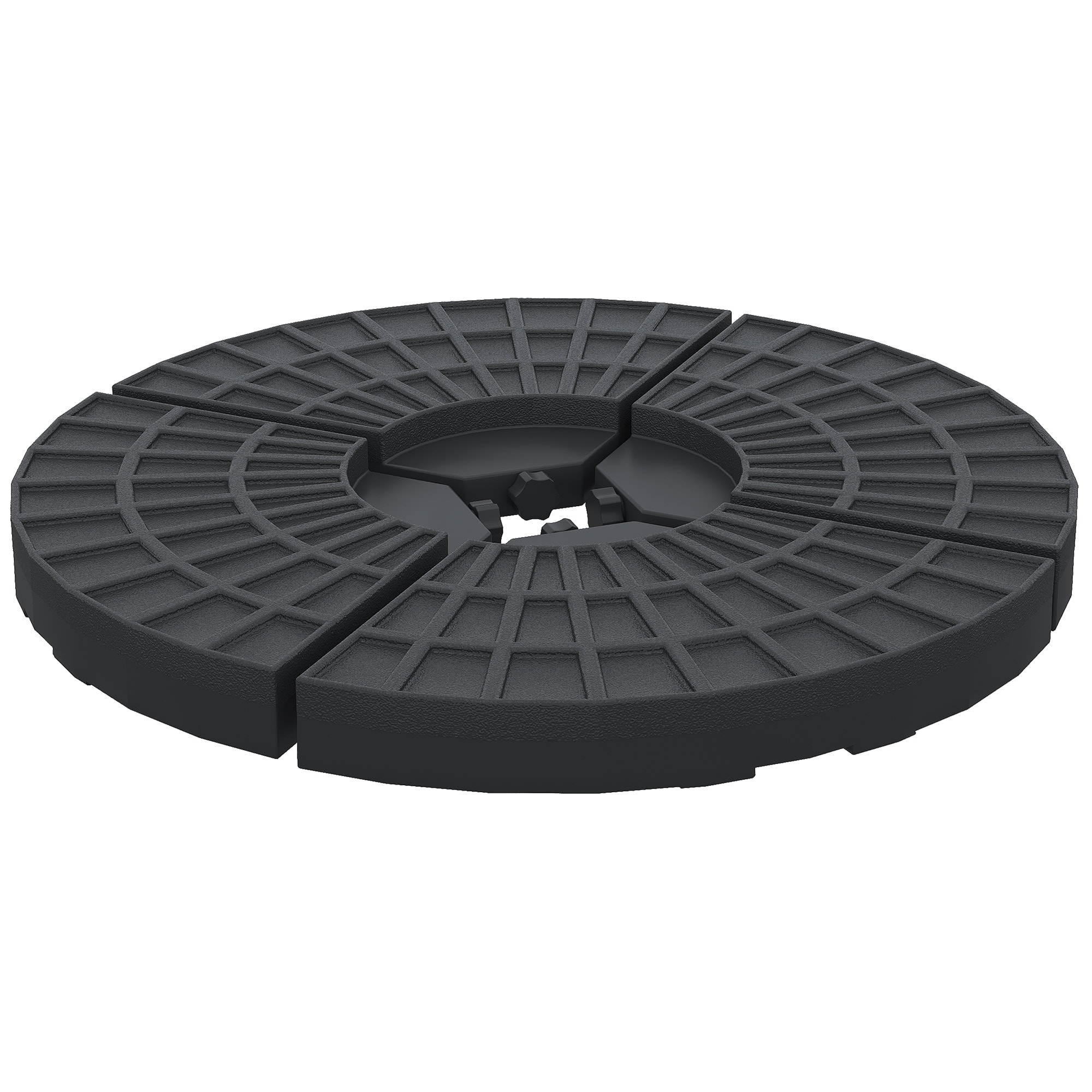 Sunrinx MG7-16-HWS Black Patio Umbrella Base