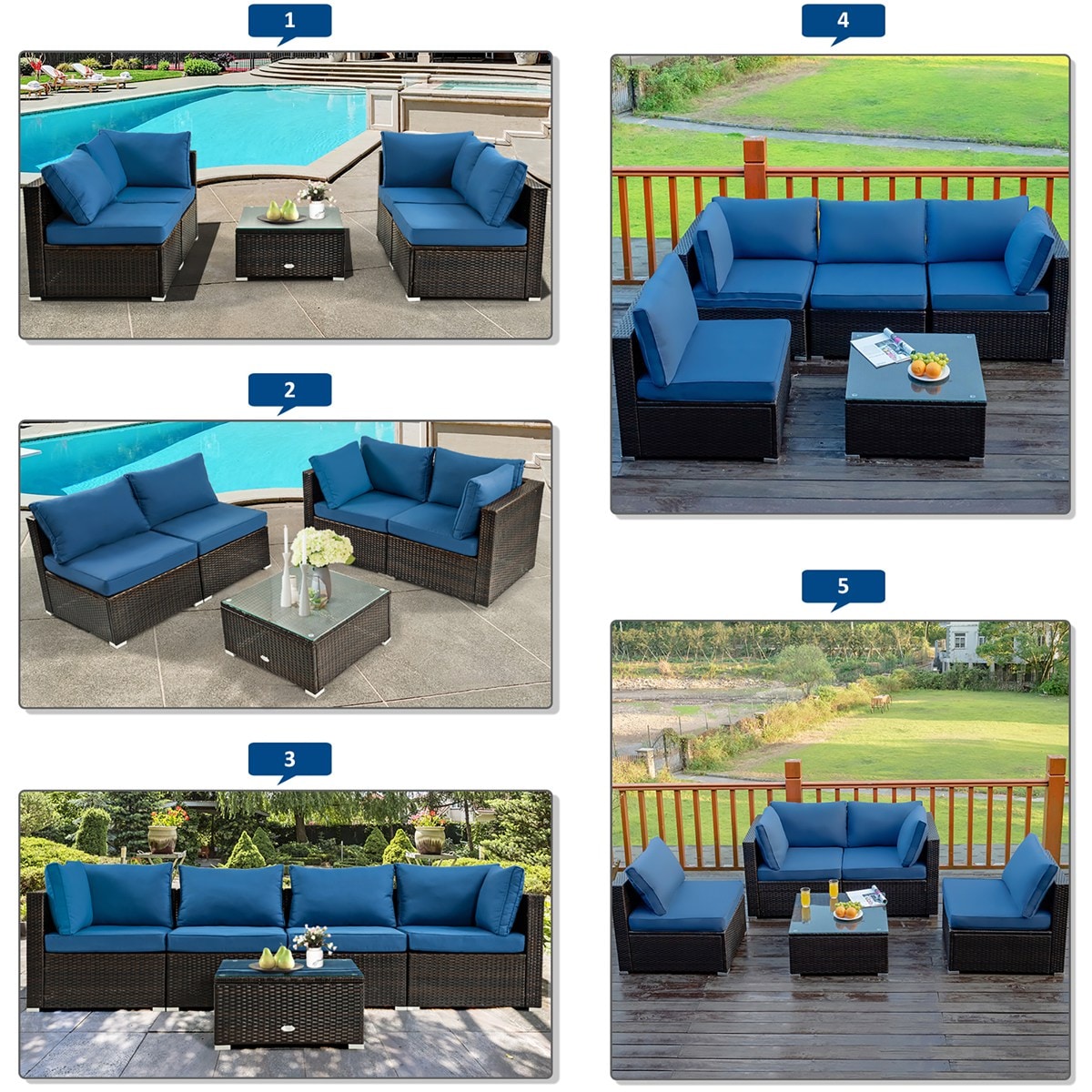 Costway HW67243NY Patio-Conversation-Sets - View #7