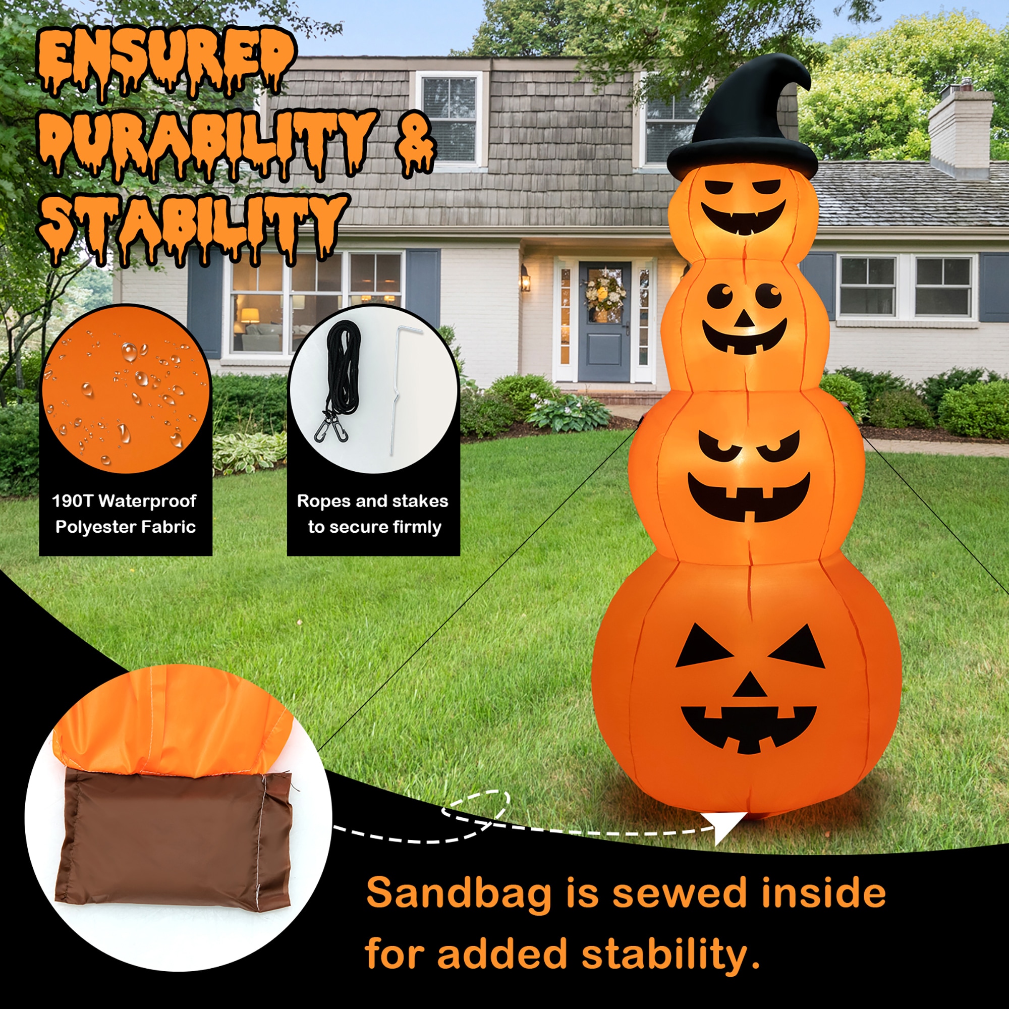 Costway CM24027US Outdoor-Halloween-Decor - View #2
