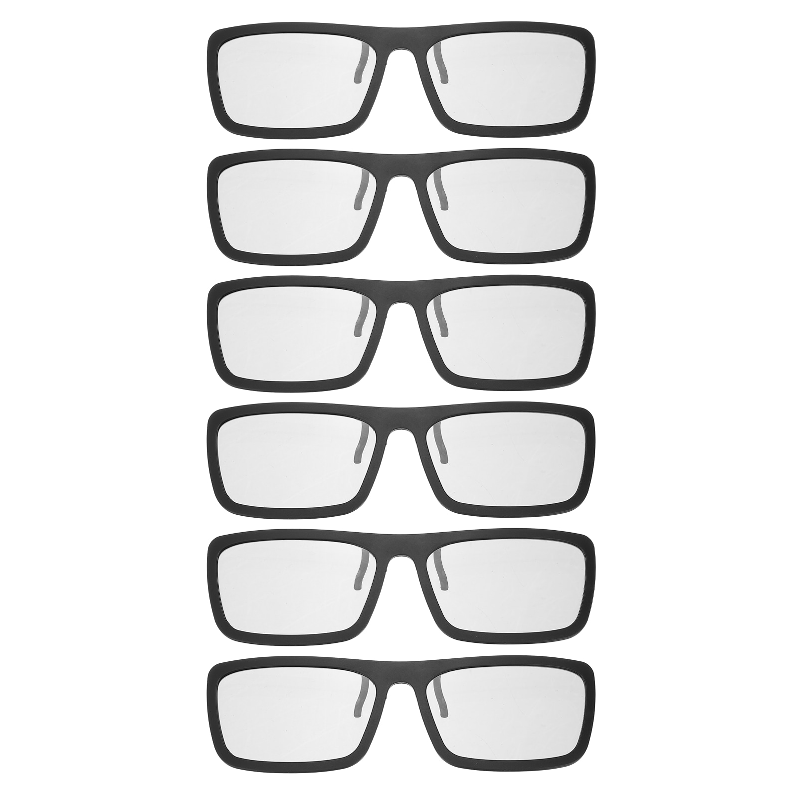 Unique Bargains 6pcs Polarized 3D Glasses Passive 3D Viewing Glasses Frames for RealD Movies Theater Games TV Photo Projector