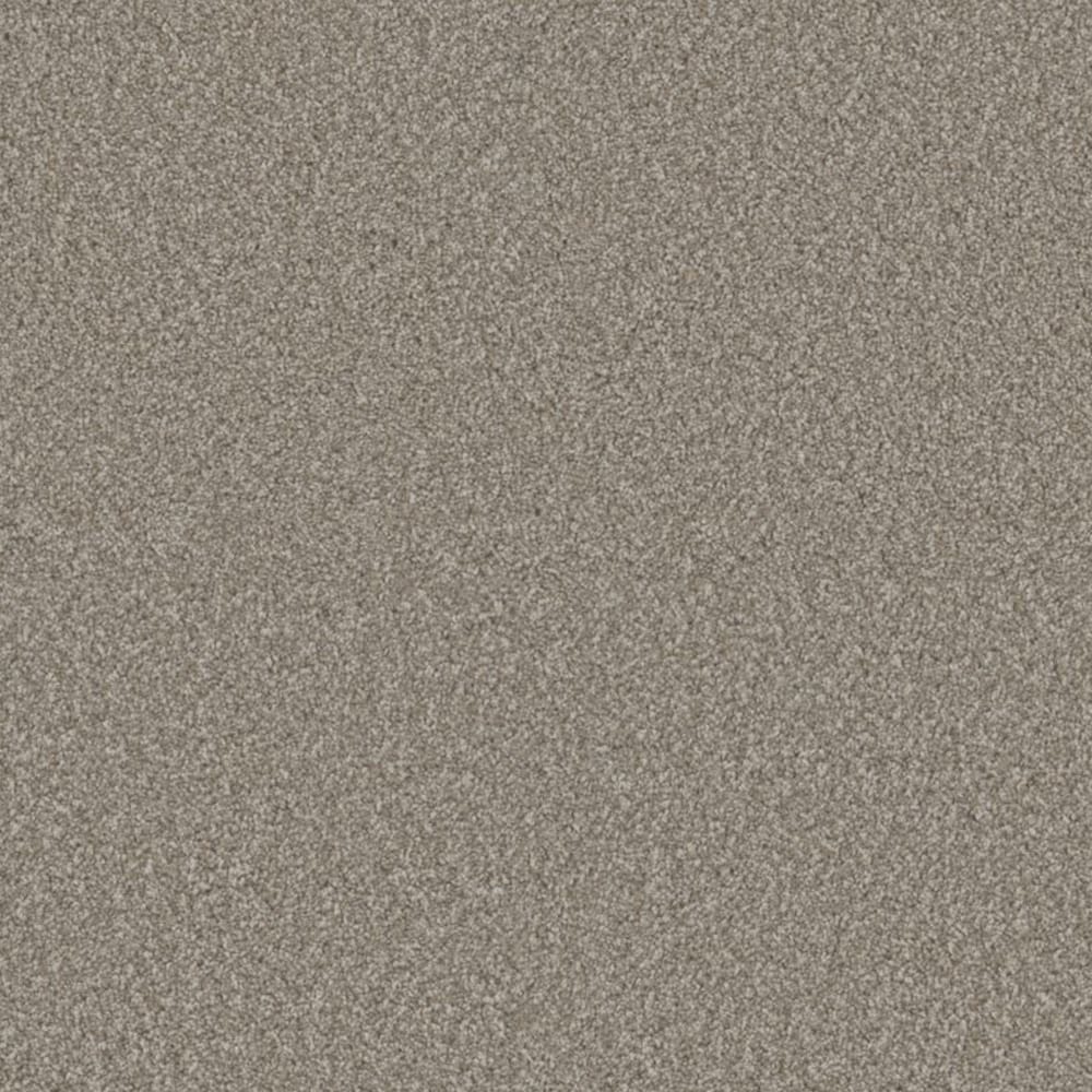STAINMASTER S8744-739-1200-MO Ballad Novel Silver 44-oz sq yard Polyester Textured Indoor Carpet