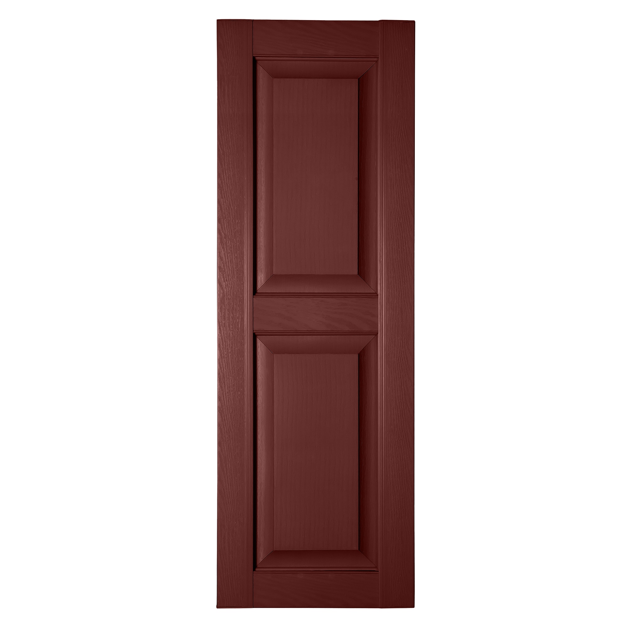 RELIABILT RP1683613 16.25-in W x 83-in H Cranberry Raised panel Polypropylene Exterior Shutters ( 2 -Pack )