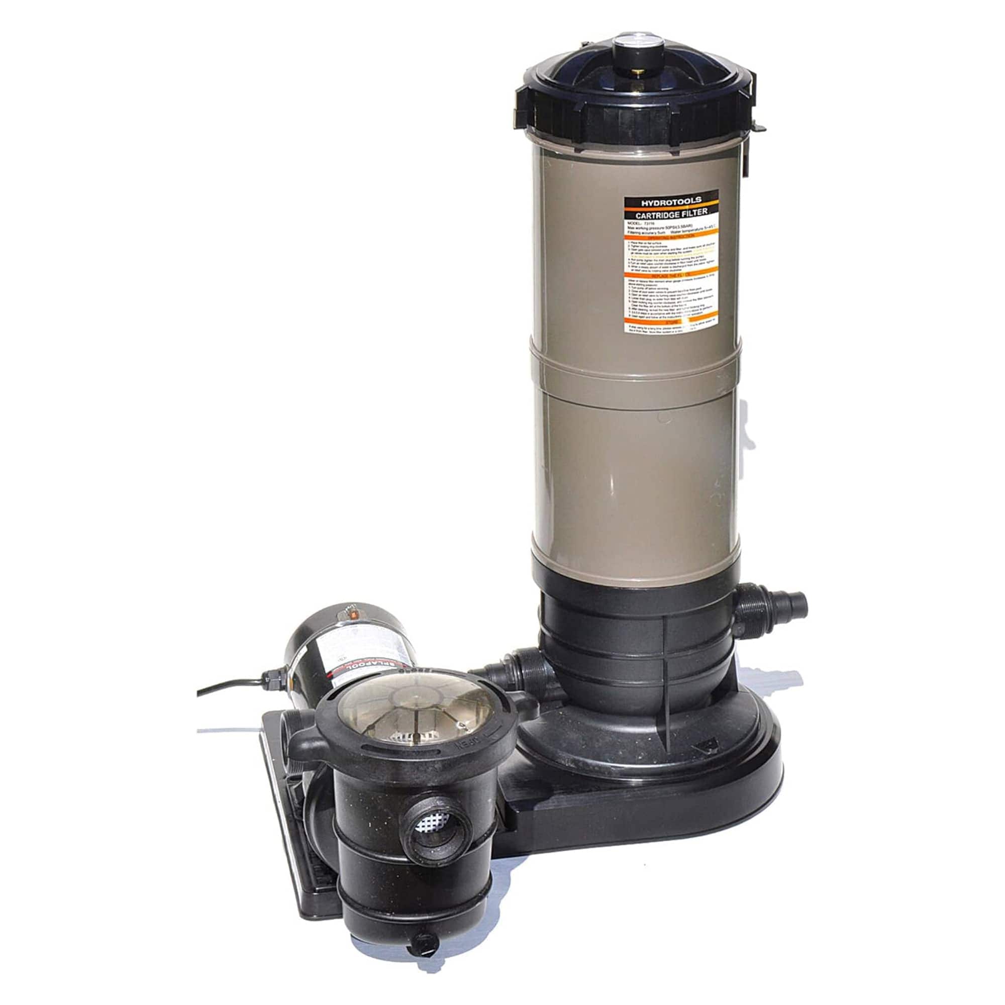 Swimline 325943 HydroTools 40 Sq Ft Extra Flo 5 Element Cartridge Pool Filter Tank