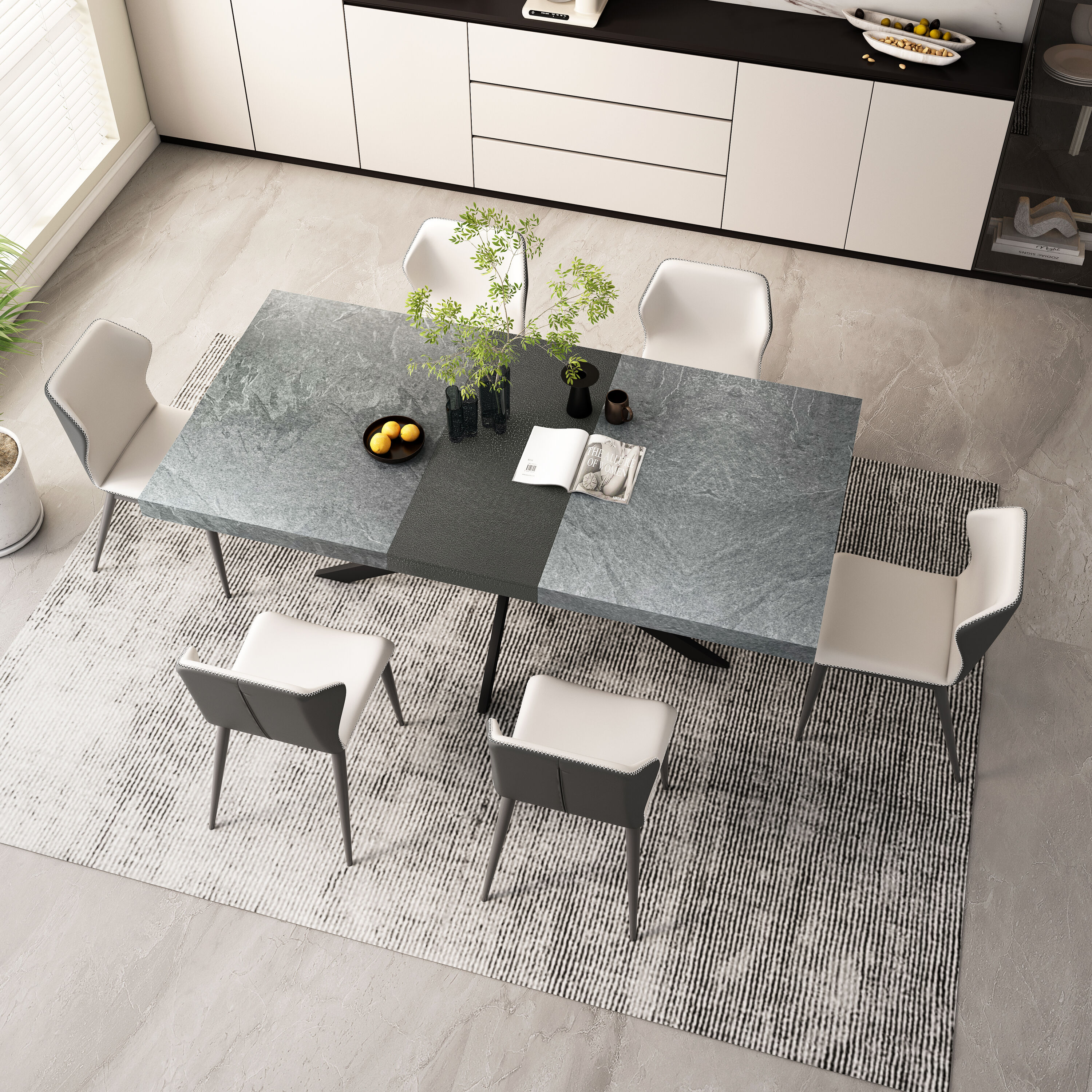 LIVIZA GIZ-NTN4020BK Dining-Tables - View #2