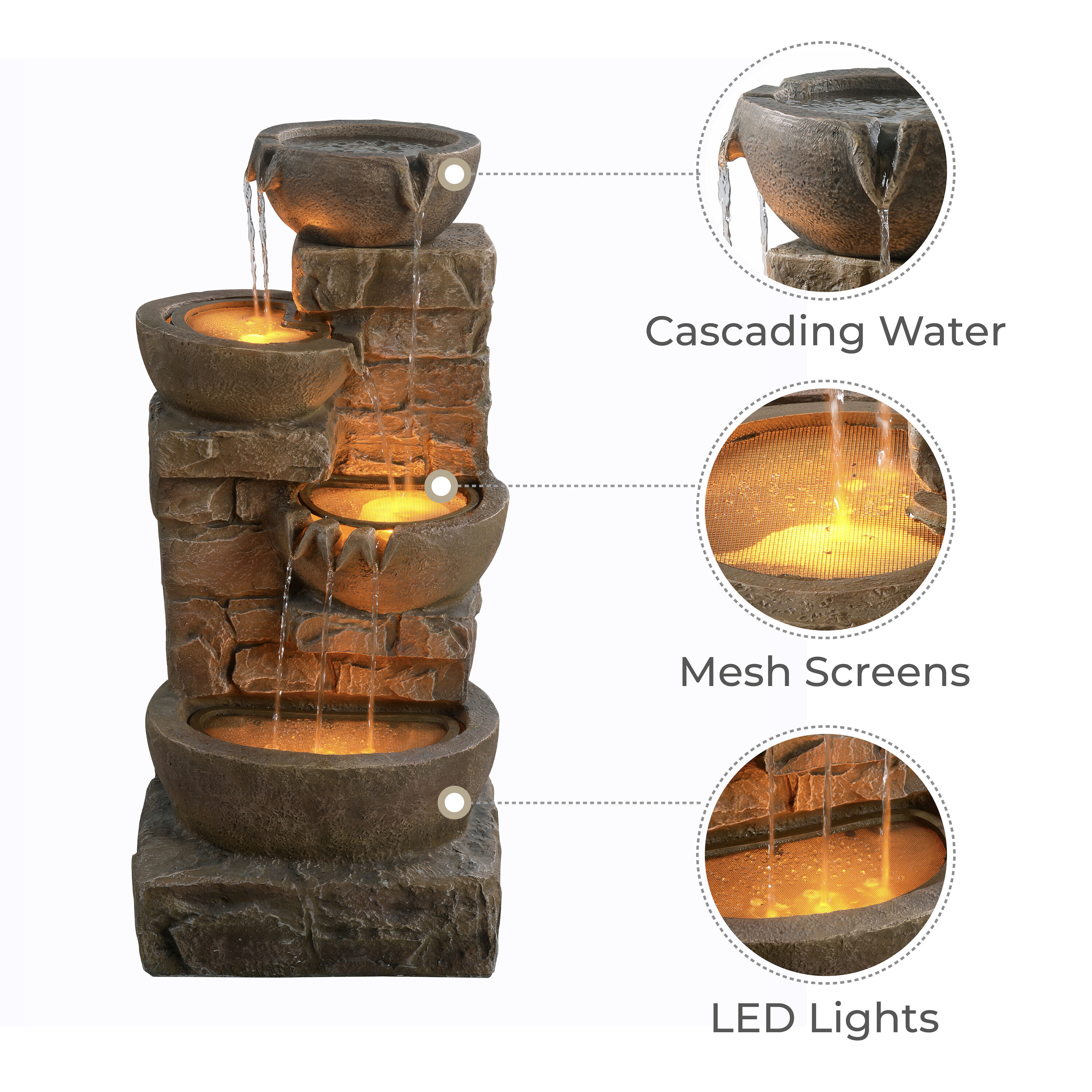 Teamson Home 201601PTB fountains - View #7