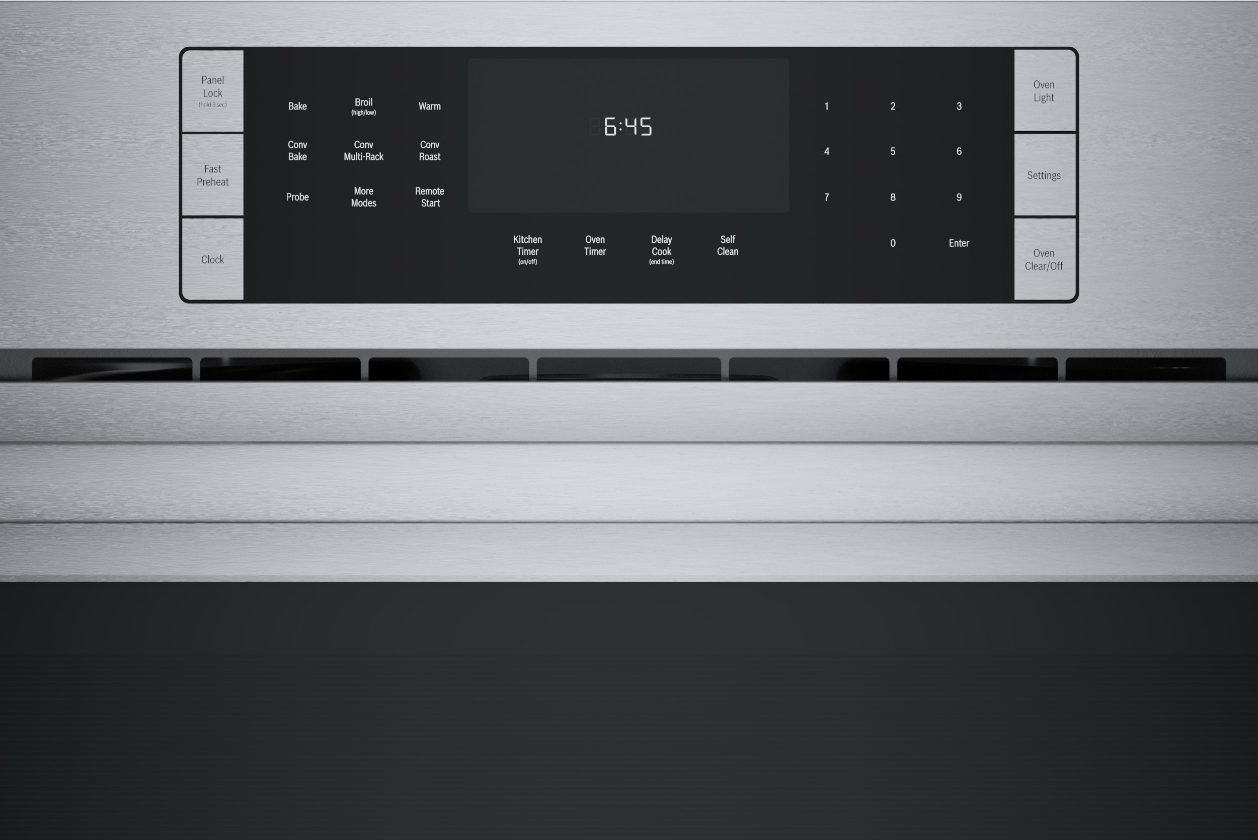 Bosch 800 Series 30-in Self-cleaning Convection European Element 