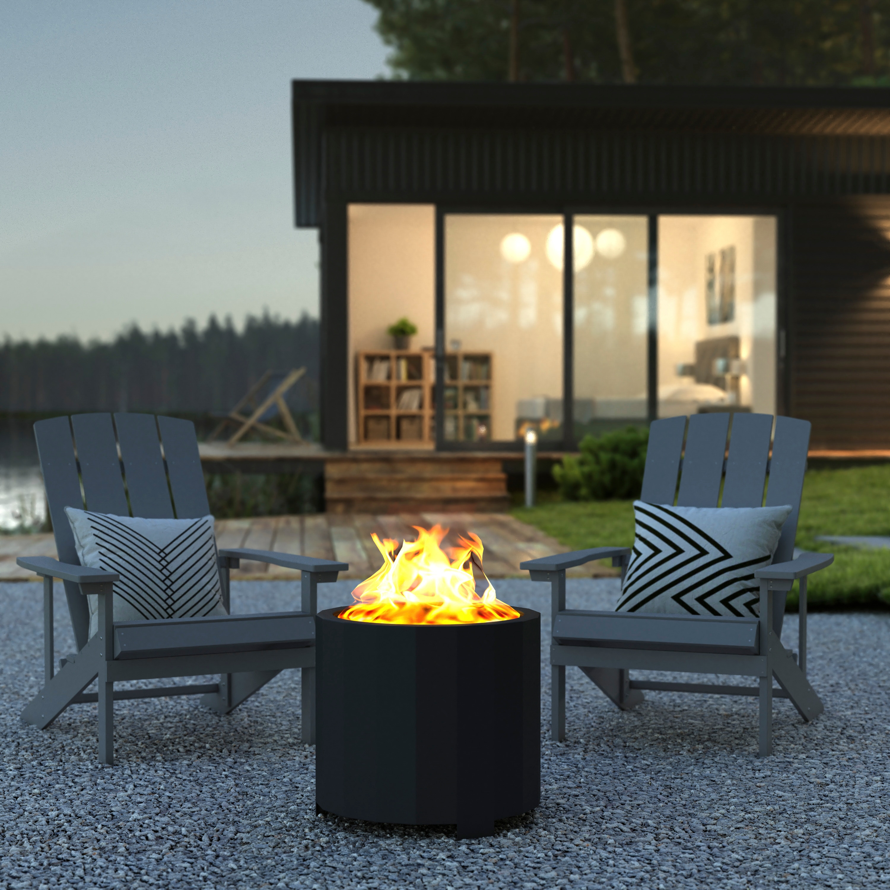 Flash Furniture 196861036170 Outdoor-Woodburning-Firepits - View #7