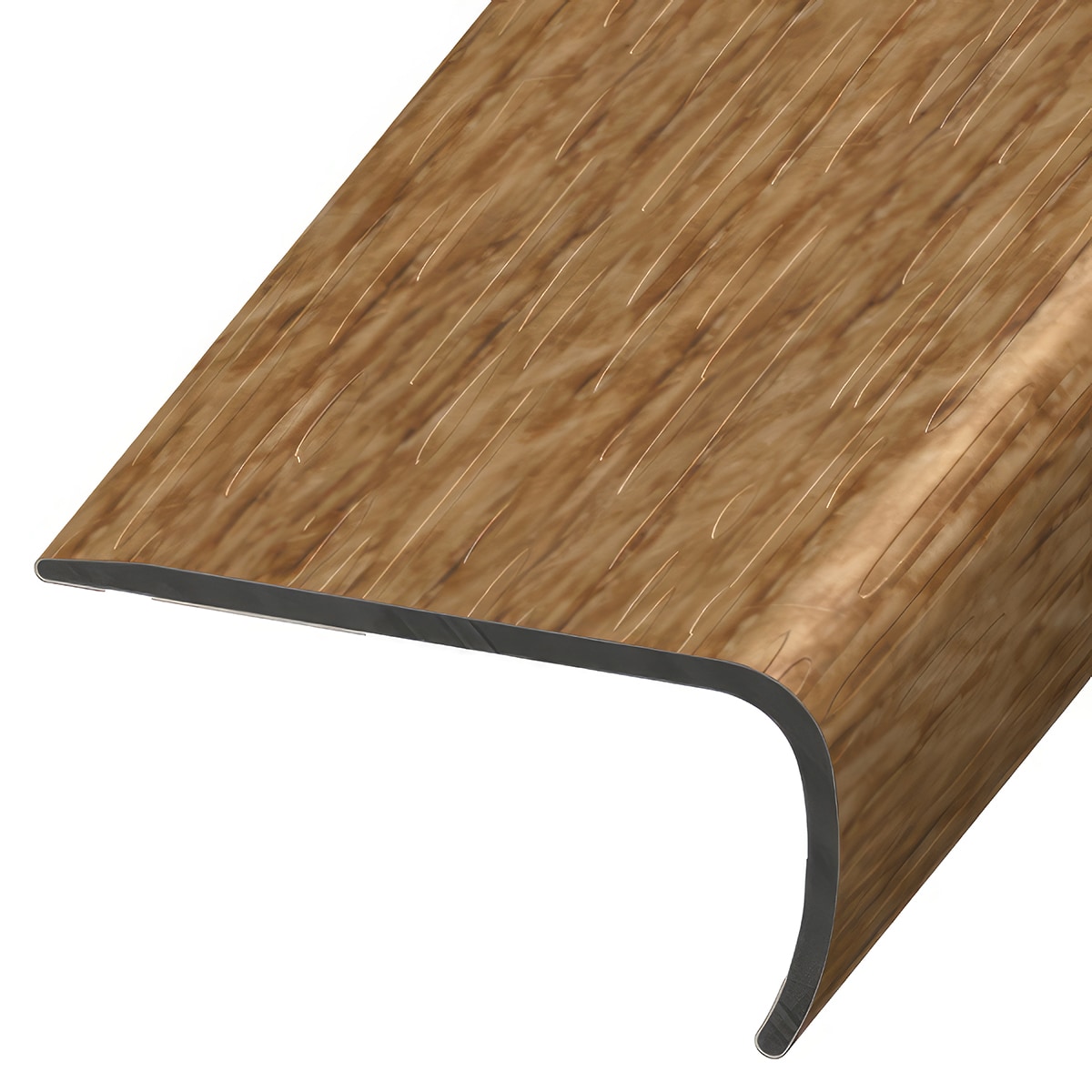 Versatrim VE-121551 GlueCore Lucida Surfaces-GlueCore-Espresso Prefinished 1-in T x 2-in W x 94-in L PVC Square cap