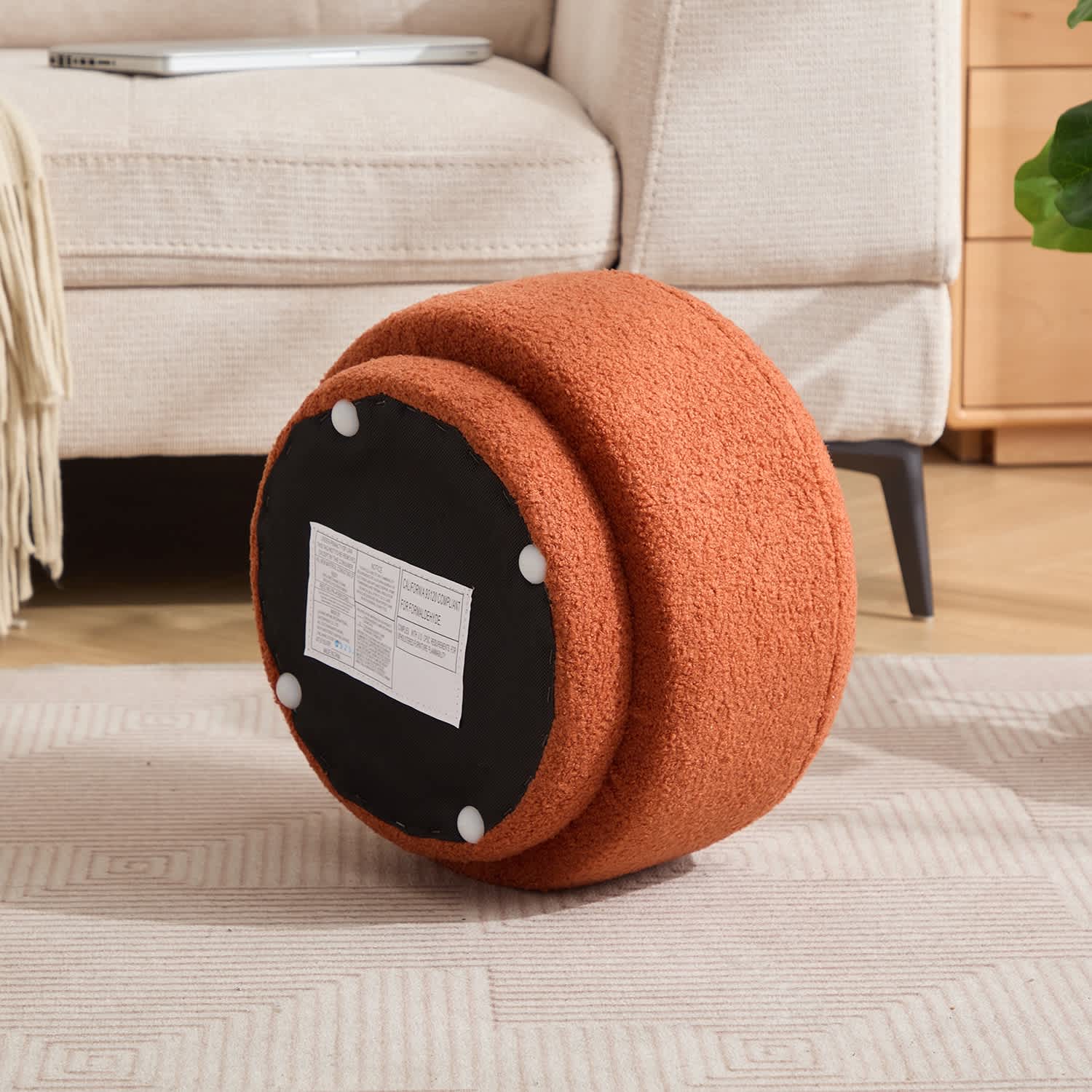 SEYNAR XY741-ORANGE Indoor-Ottomans - View #3