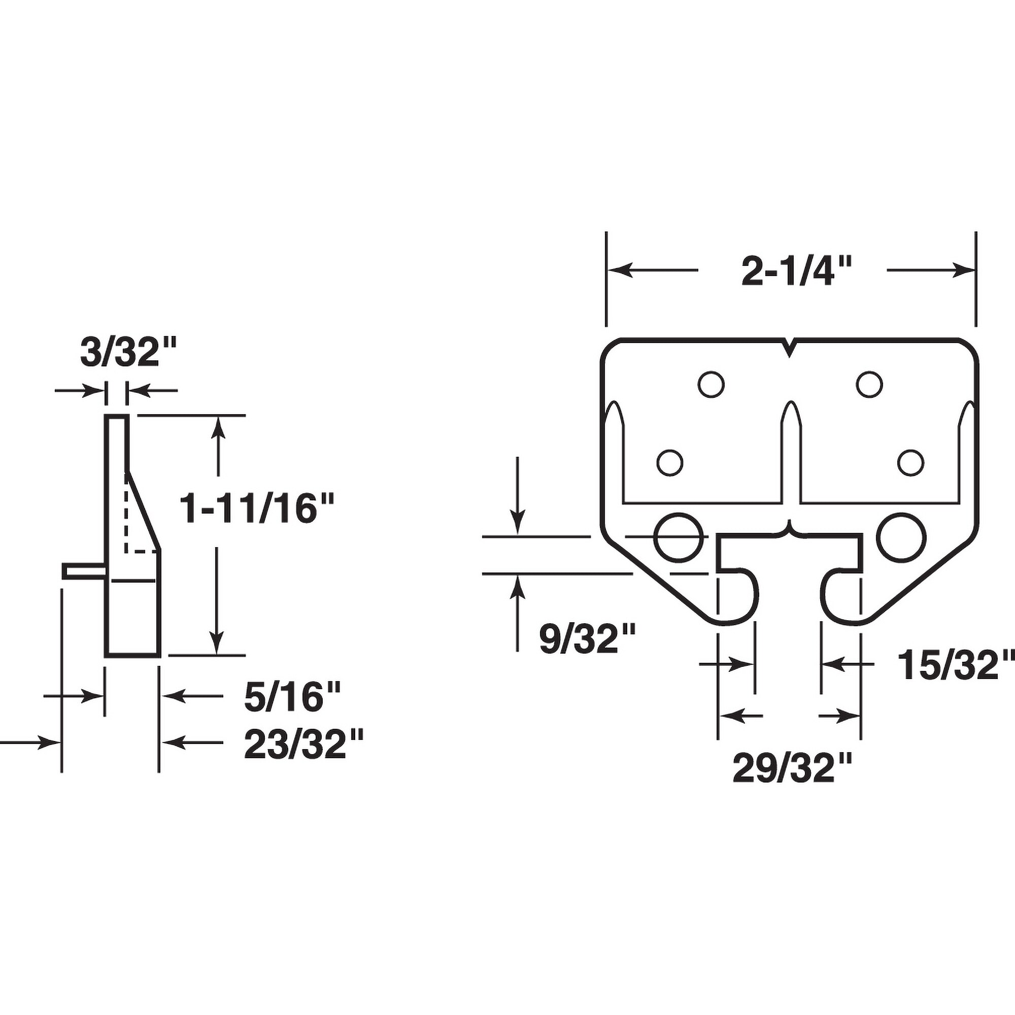 Prime-Line R 7084 Drawer-Hardware - View #2