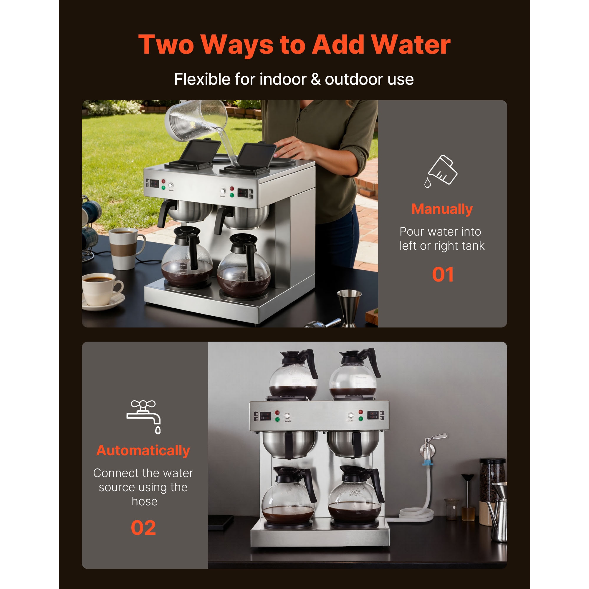 VEVOR BLHSYMSKFJJXVUPW11V1 Coffee-Makers - View #5