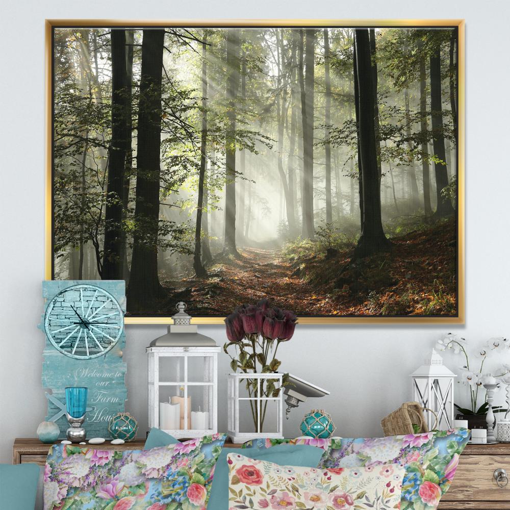 Designart FL9835-46-36-GD Wall-Art - View #2