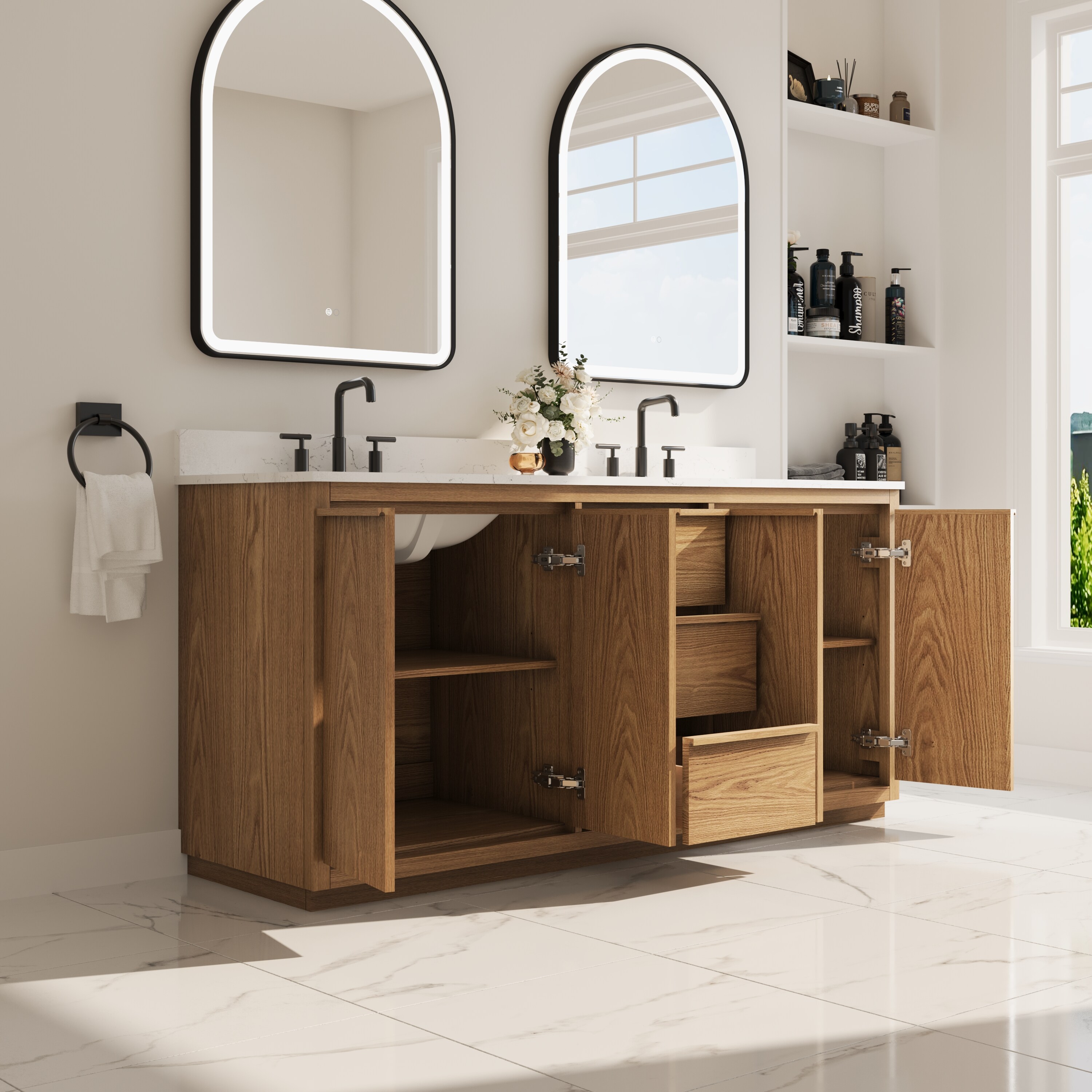 WELLFOR ELISA48QZ-WT Bath-Vanity-Combo - View #13