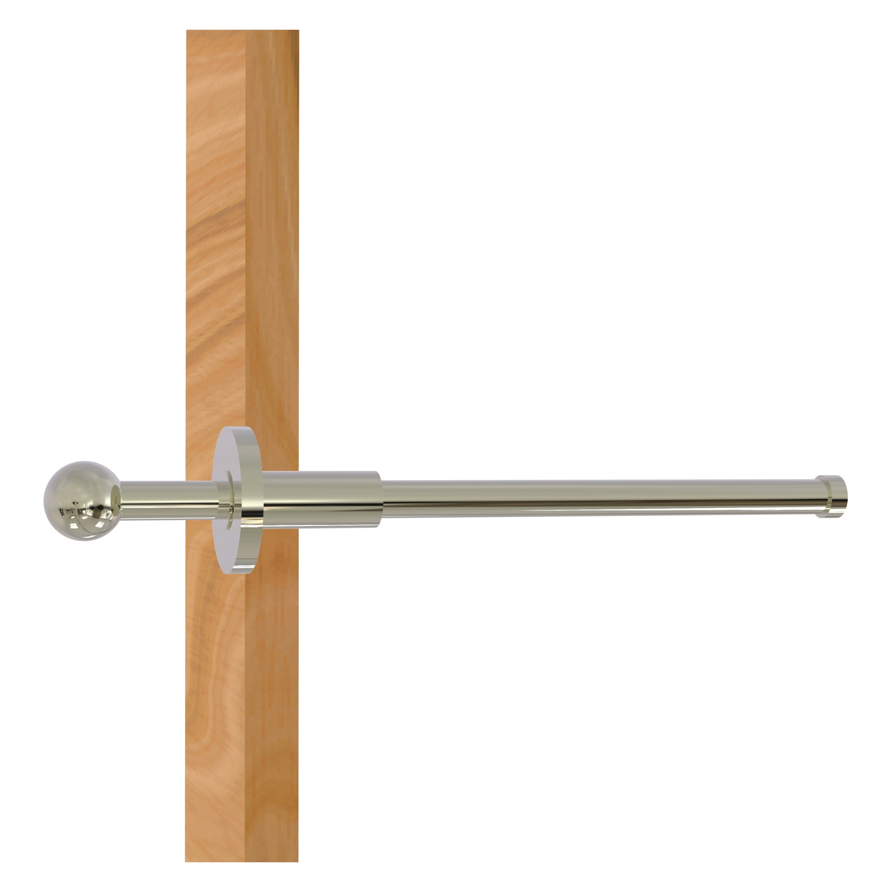 Allied Brass TD-23-PNI Polished Nickel Single -Hook Wall mount Towel Hook