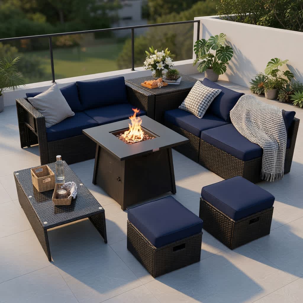 VERYKE 6165598114516 Patio-Conversation-Sets - View #3