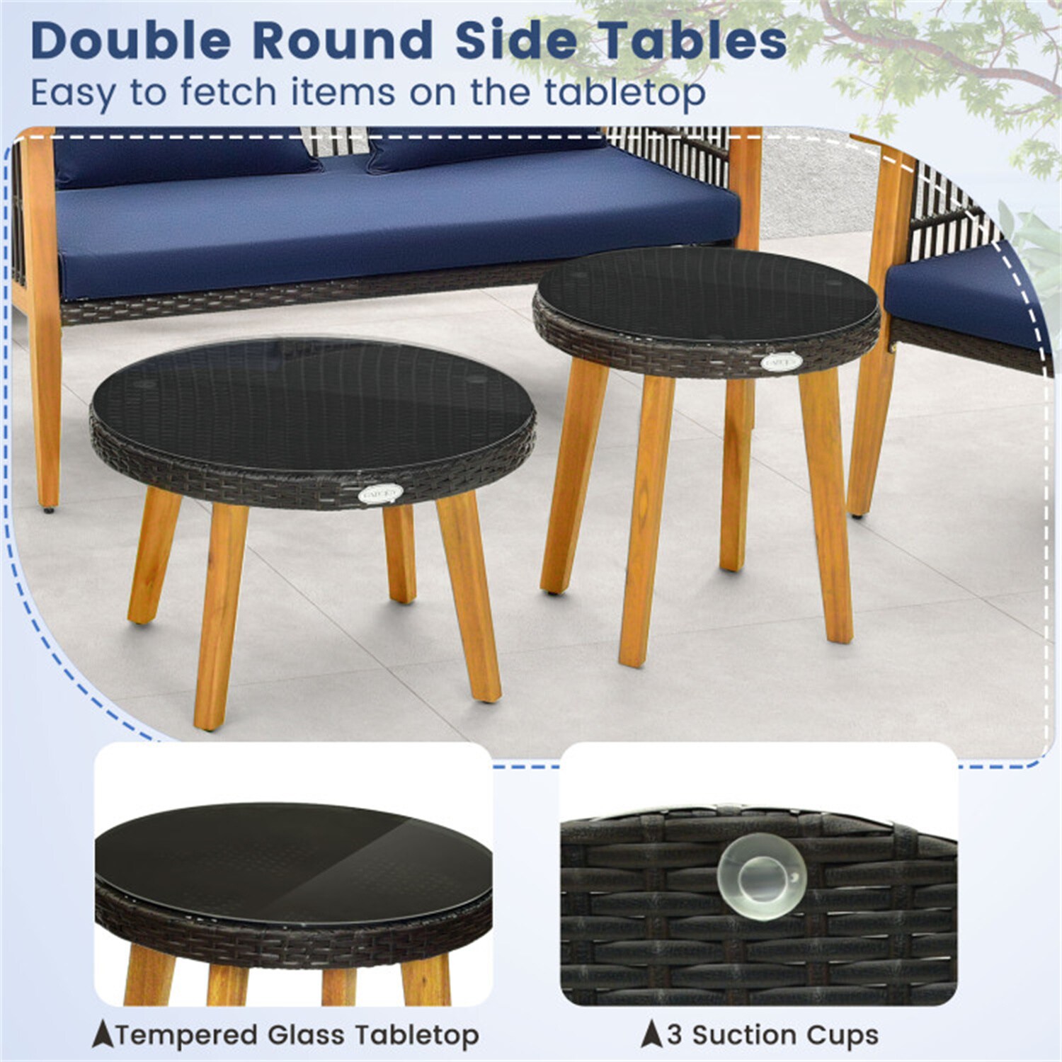 BABOOM BOM-222AAC-OR Patio-Conversation-Sets - View #5