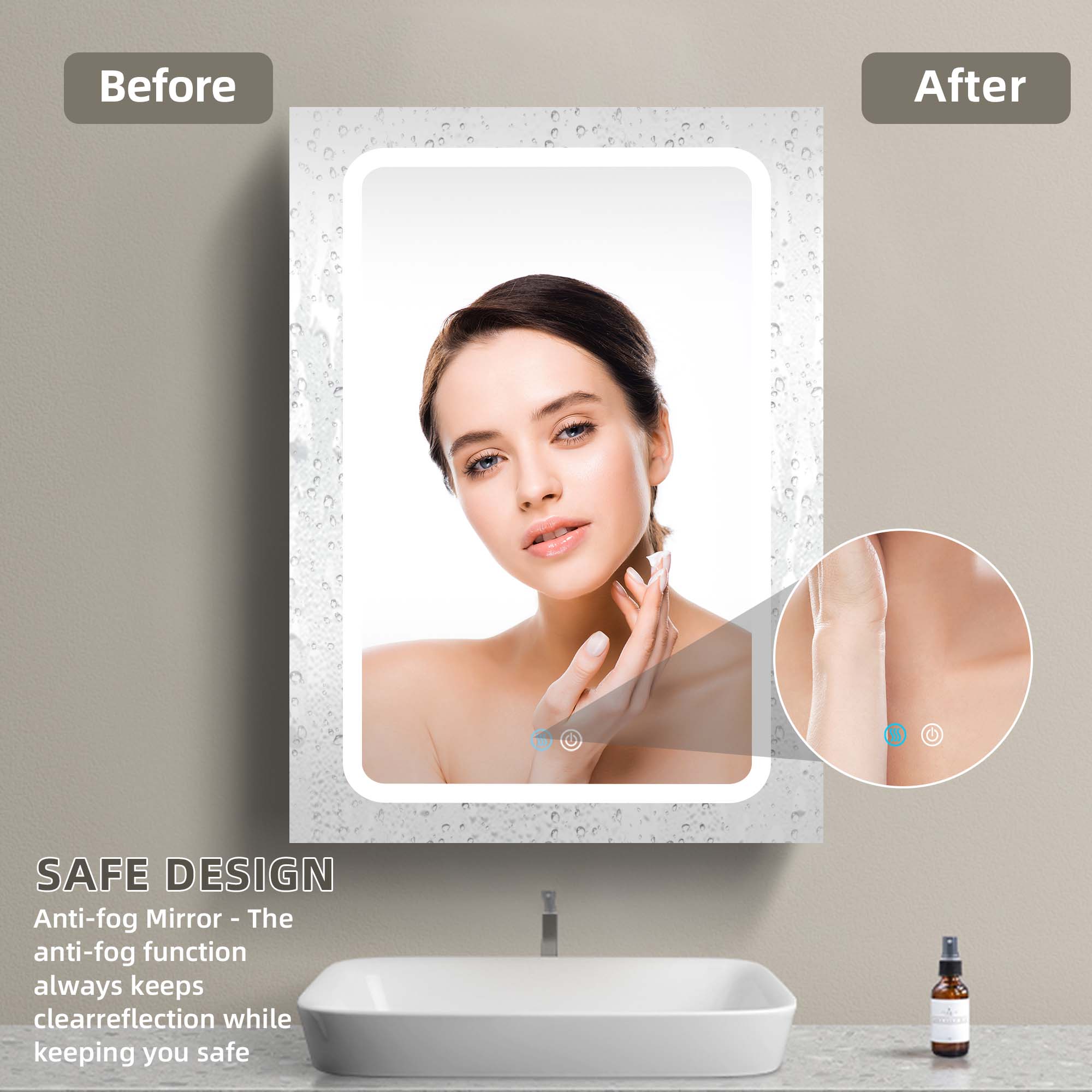 Forclover WBSGOYF21 Bathroom-Medicine-Cabinets - View #10