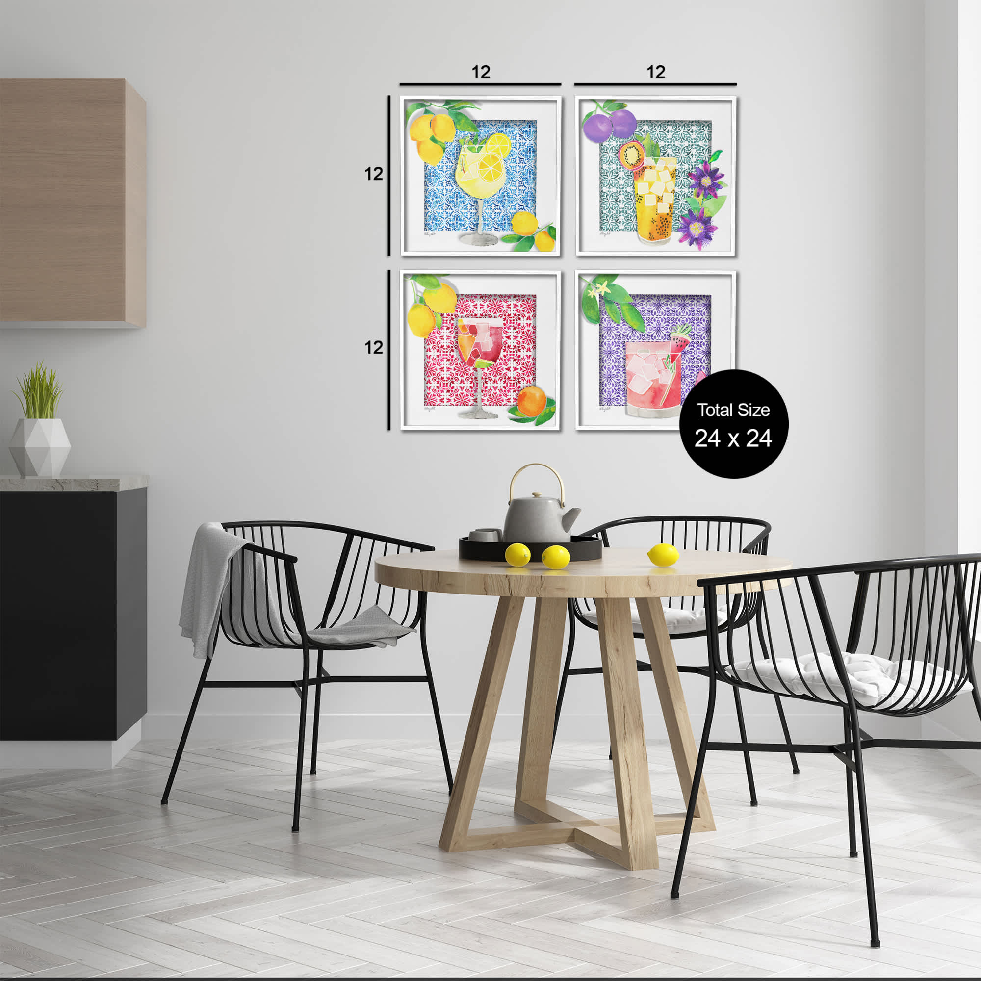 Stupell Industries A4-300-WFR-4PC-12X12 Wall-Art - View #2