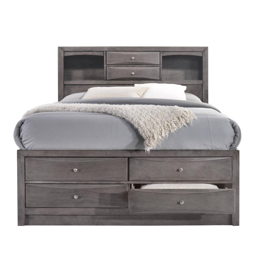 Picket House Furnishings Madison Gray Full Platform Bedroom Set with ...