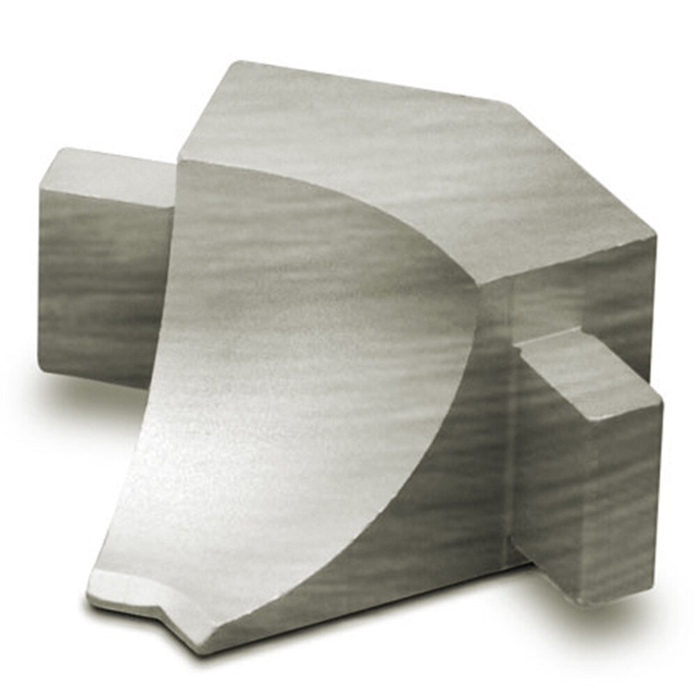 Schluter Systems I135/AHKA/ATGB Dilex-AHKA 0.563-in W x 1-in L Brushed nickel anodized aluminum Aluminum Inside corner Tile Edge Trim