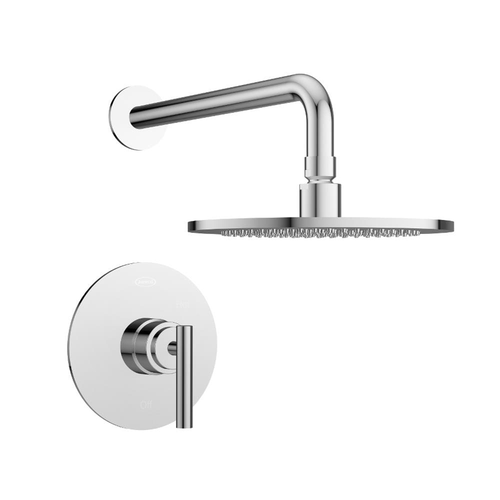 Jacuzzi MX86827 Salone Polished Chrome 1-handle Single function 7.9375-in Shower Faucet with Valve