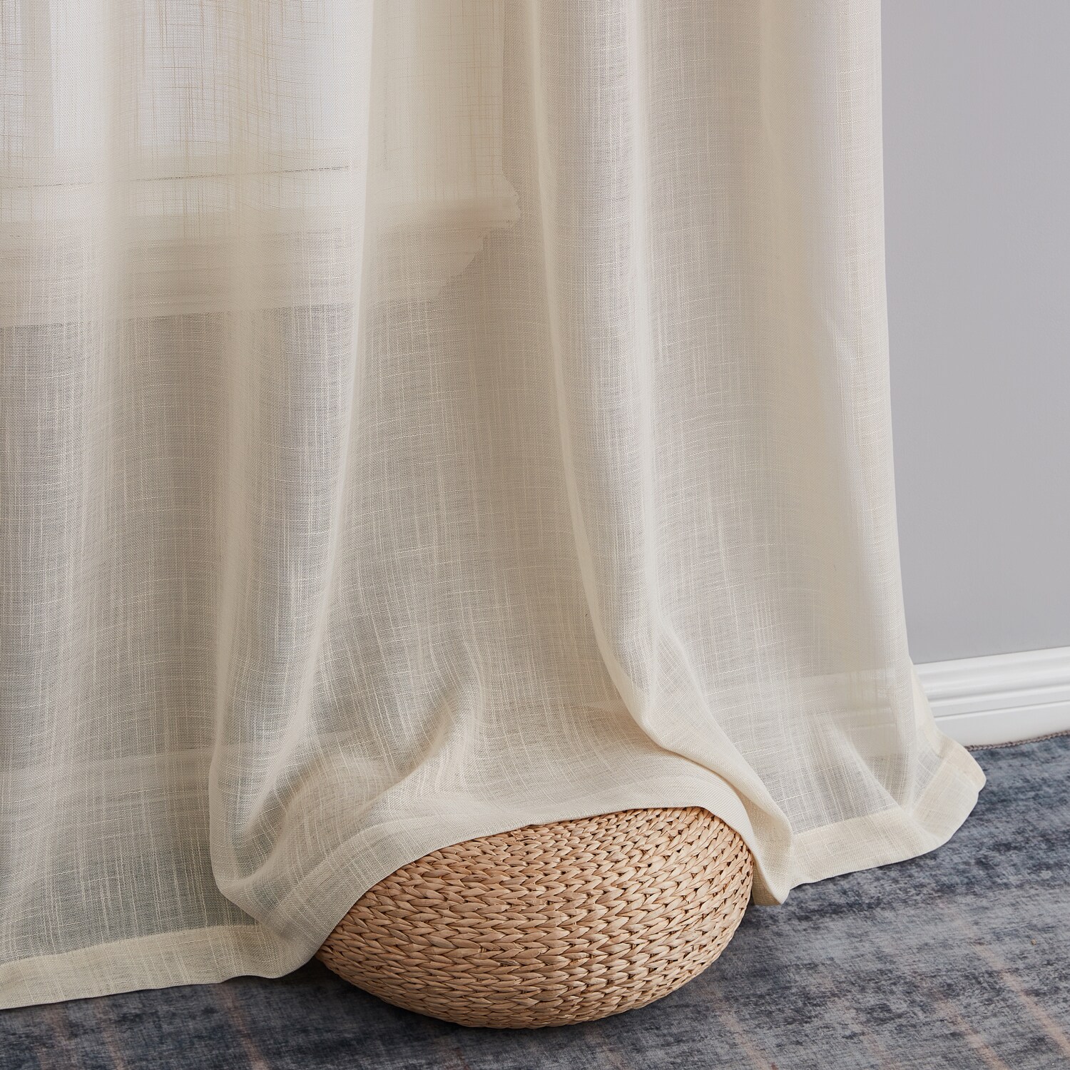 Totally Home Decor ABY-FXLNGR-BEIG63 curtains - View #5