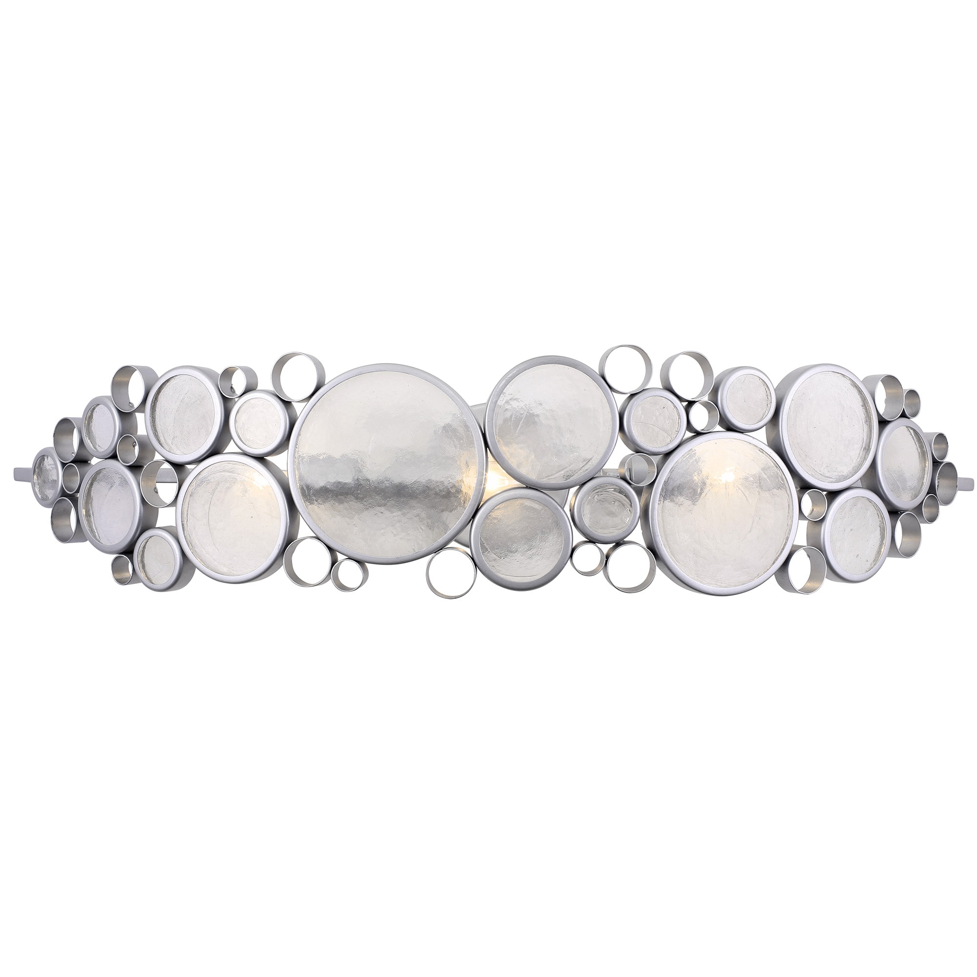 Varaluz 165B03MS Fascination 3 -Light Gray Transitional Vanity light