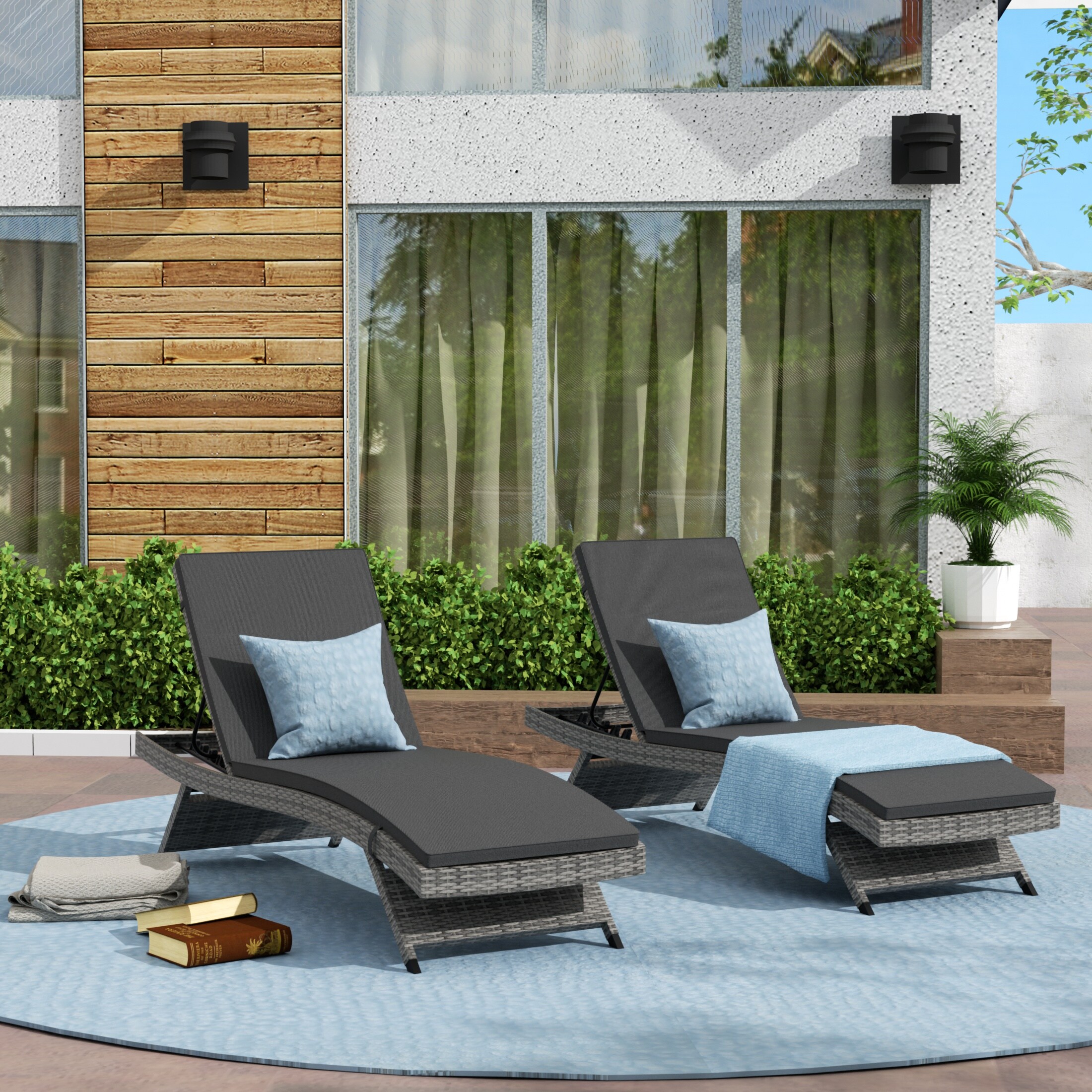 Westin Furniture OD3002-GY Patio-Furniture-Cushions - View #3